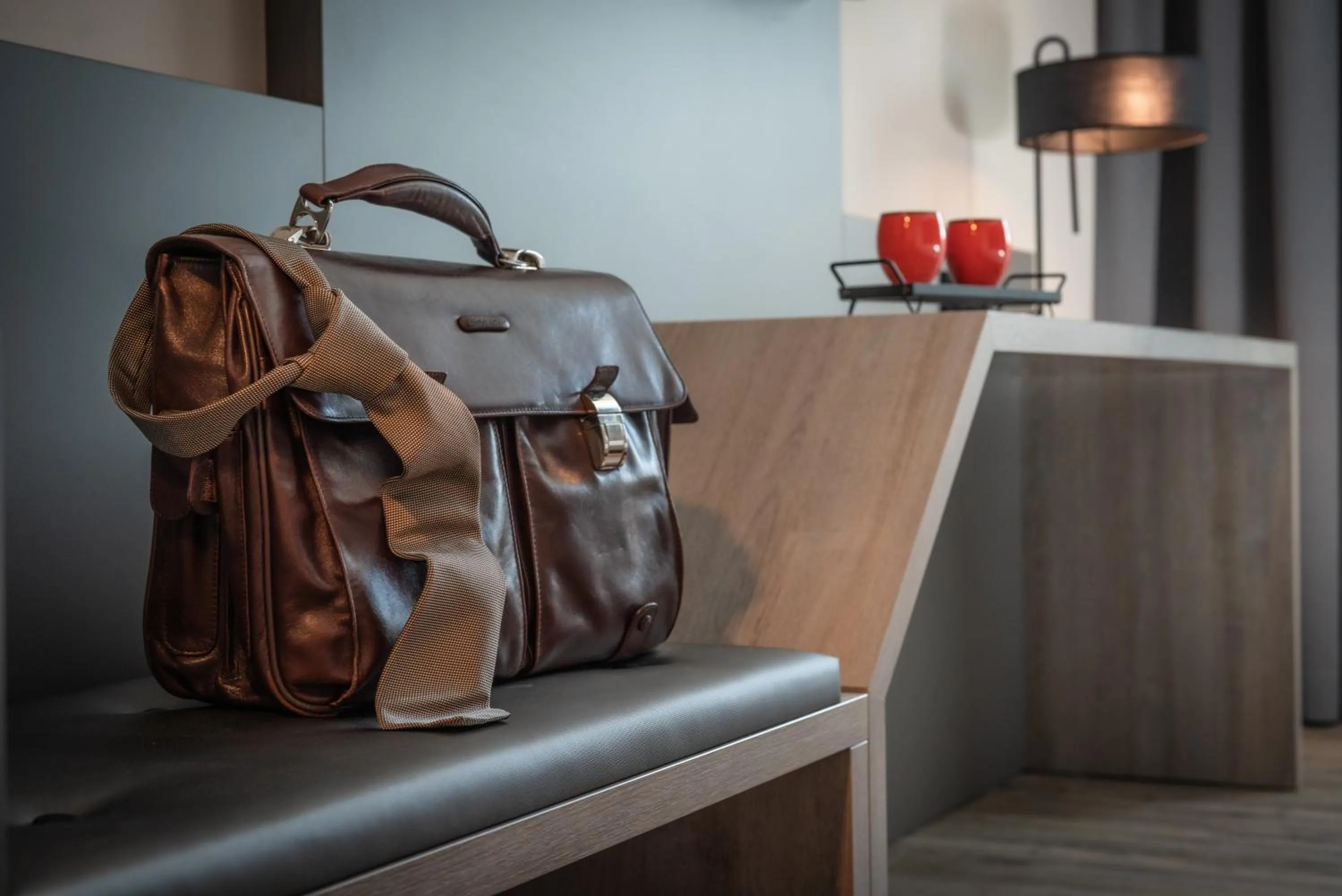 Living room in LOGINN Hotel Stuttgart Zuffenhausen