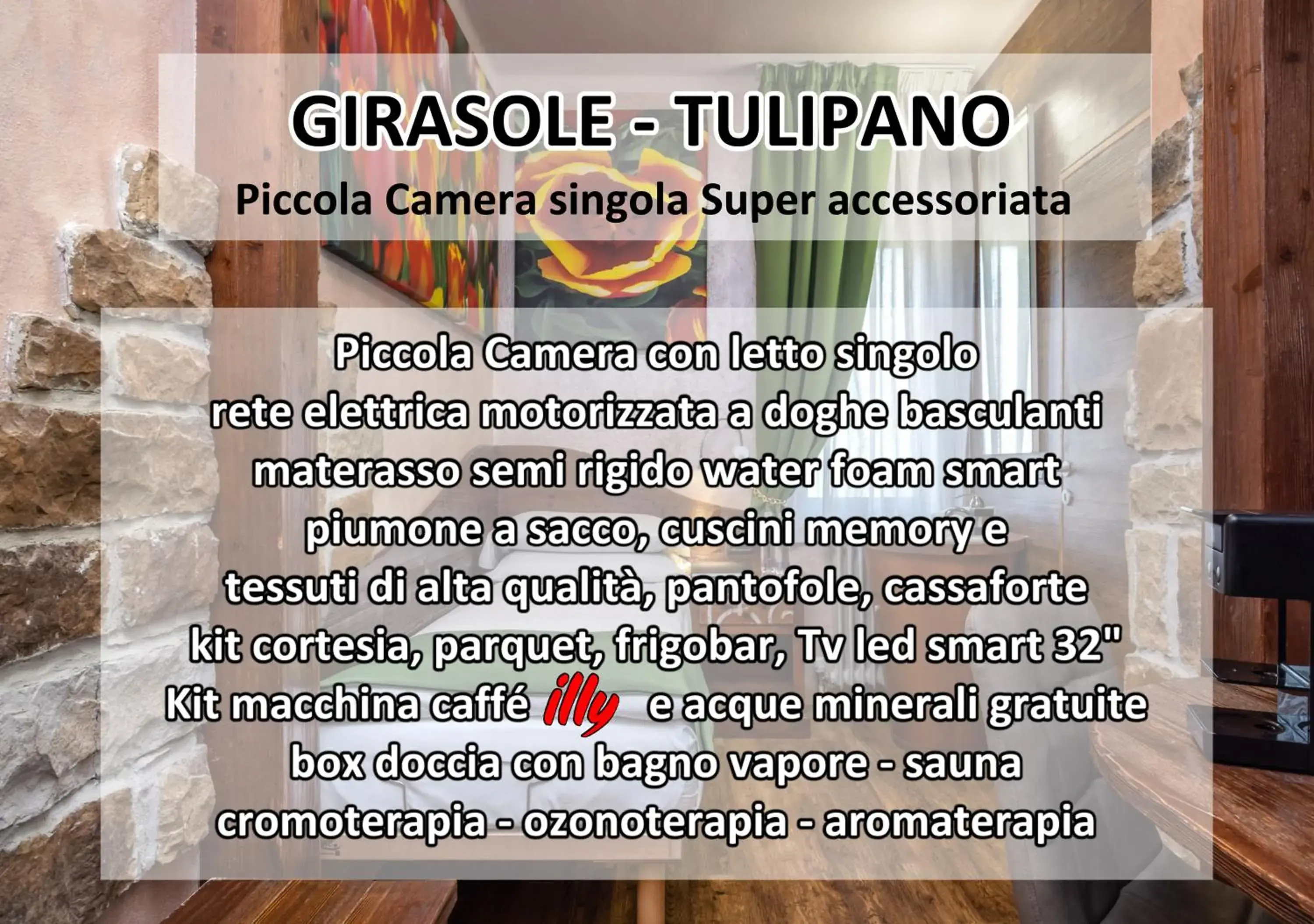 Small Single Room - single occupancy in Garden Wellness Hotel S Small Single Room - single occupancy in Garden Wellness Hotel S