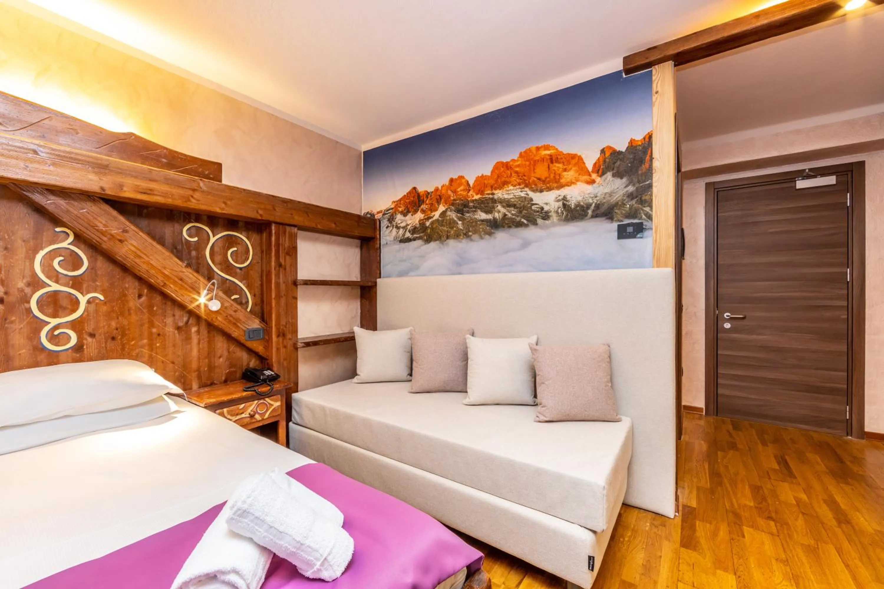 Bedroom, Bed in Garden Wellness Hotel S