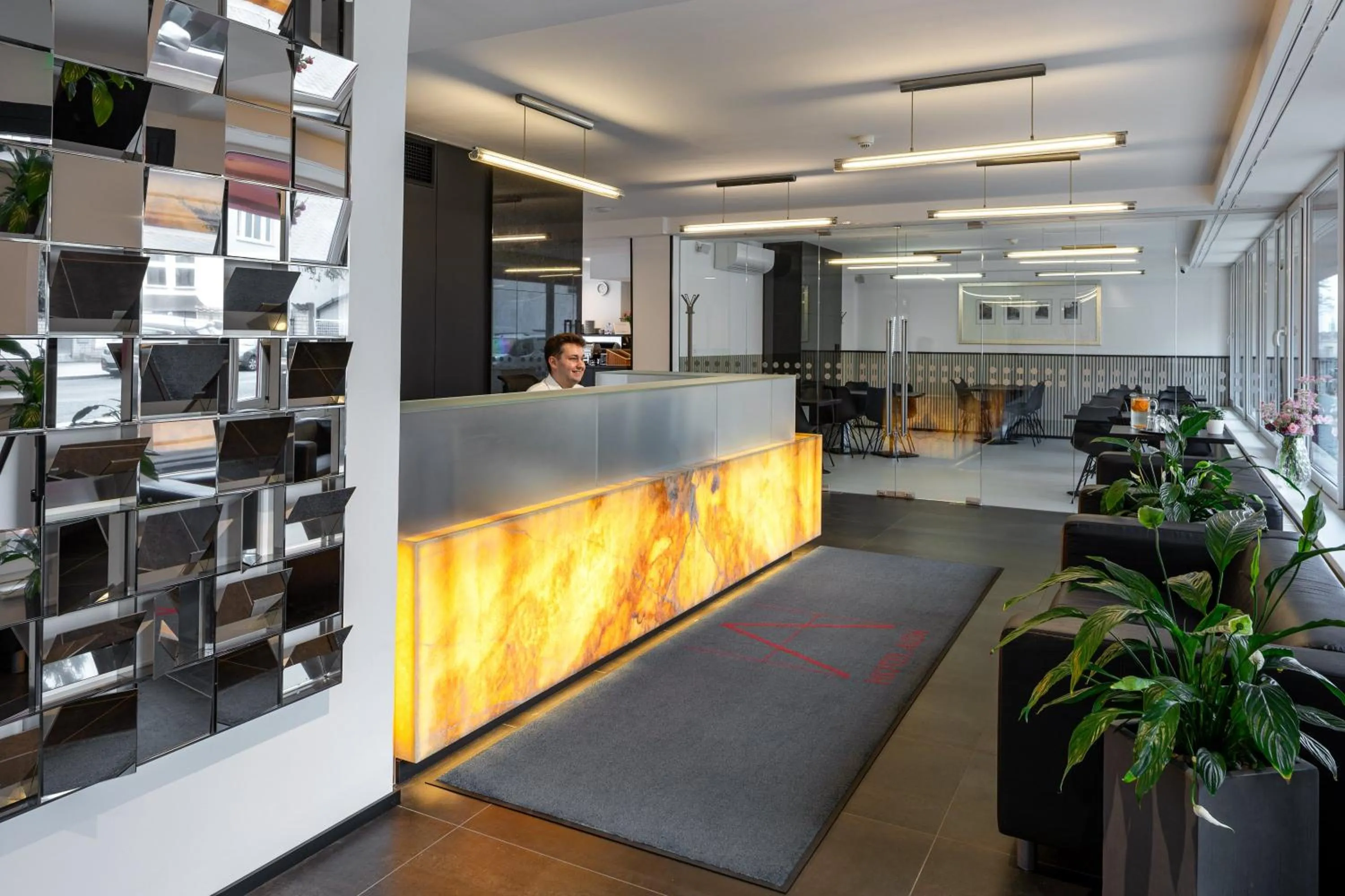 Lobby or reception in Hotel Aida