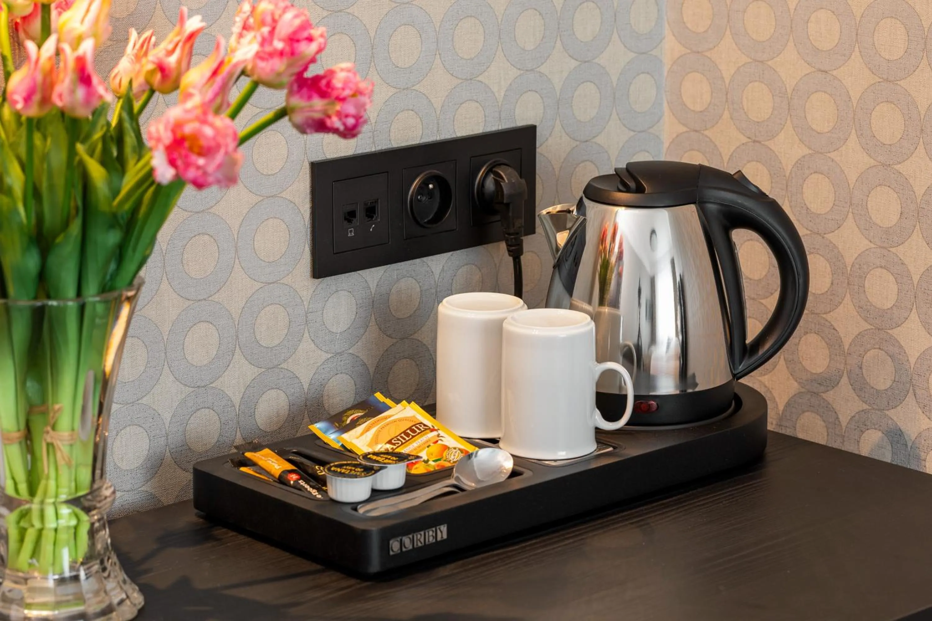 Coffee/tea facilities in Hotel Aida