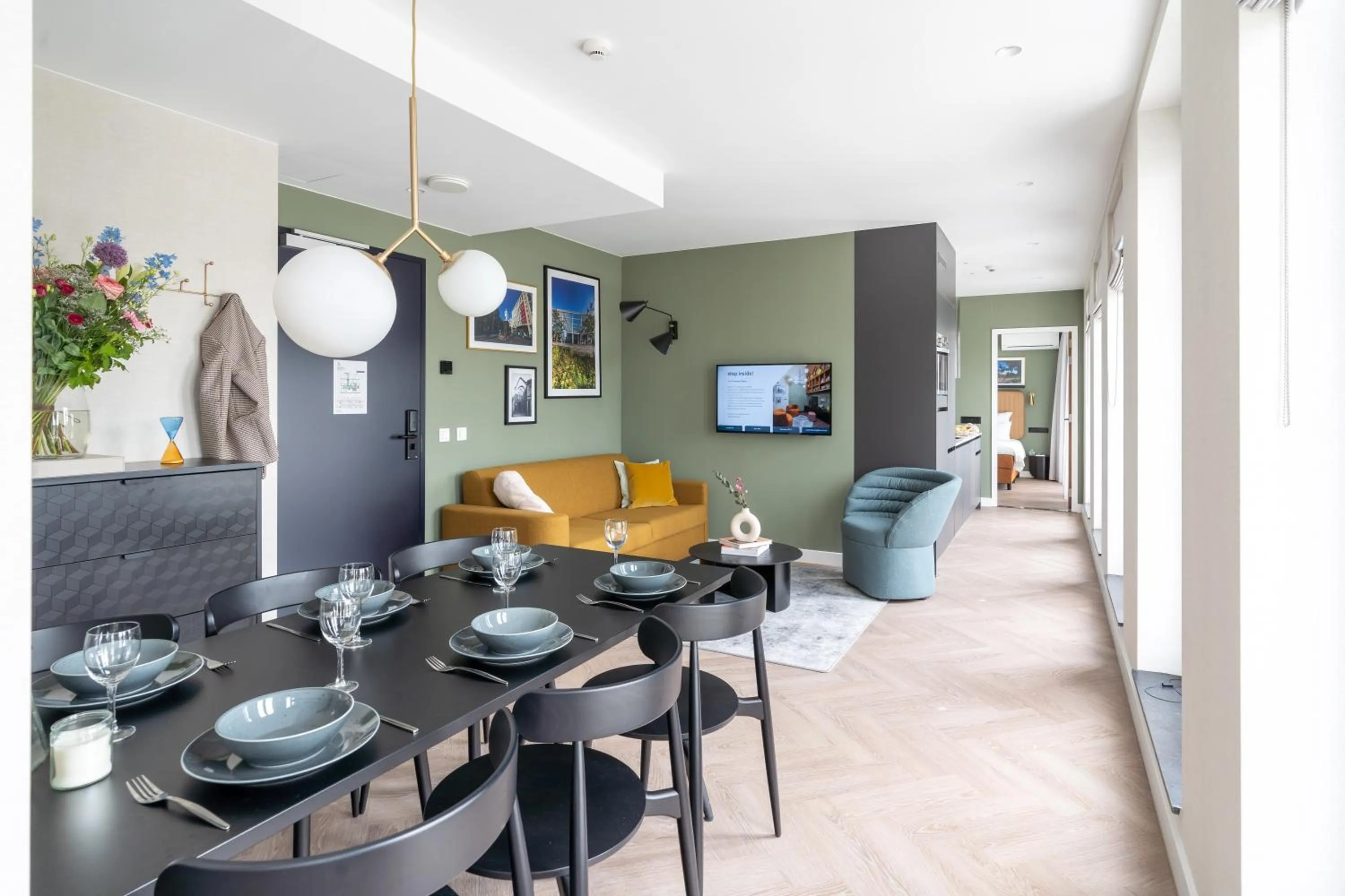 Living room in YAYS Antwerp Opera by Numa