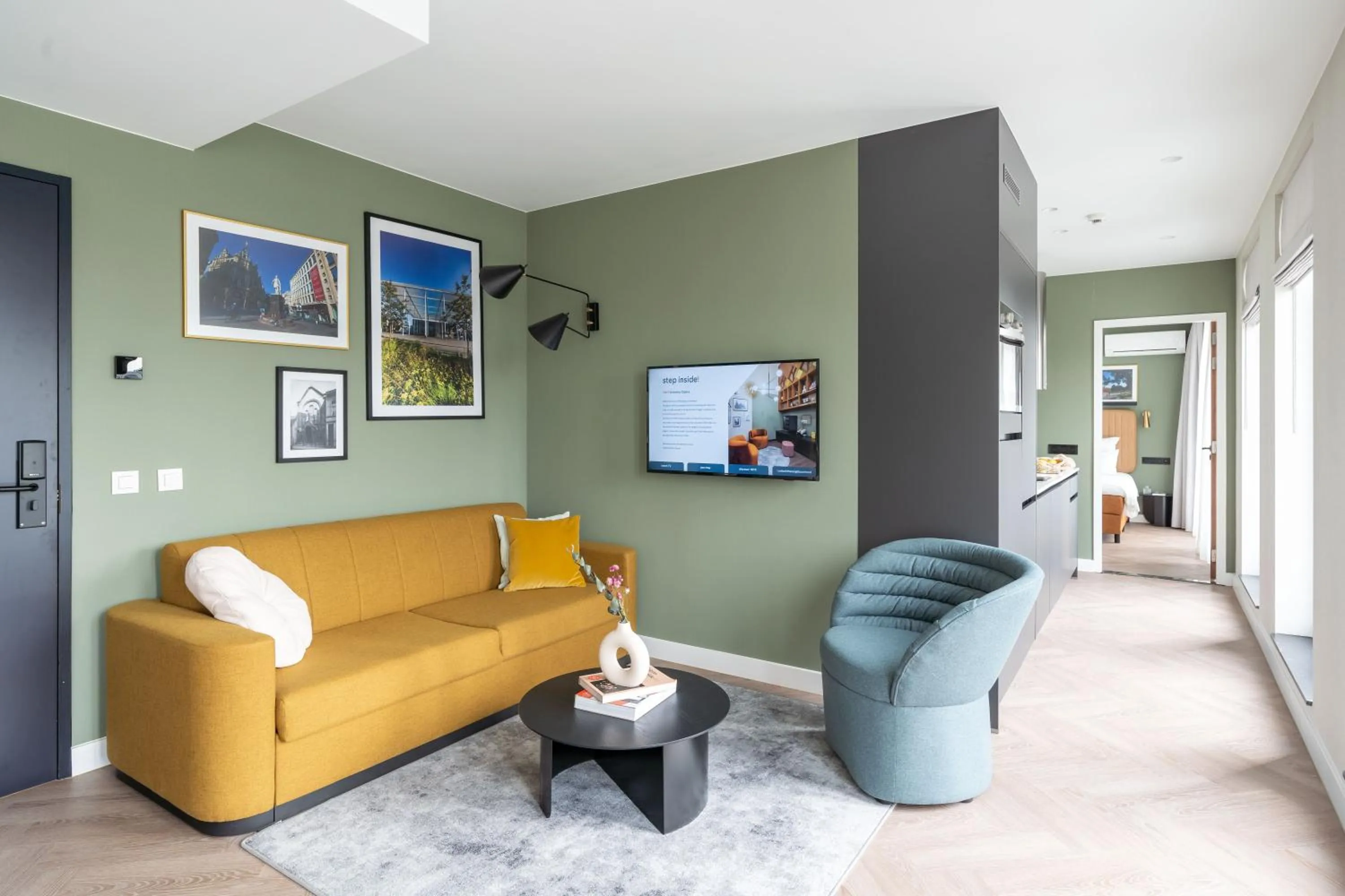 Living room in YAYS Antwerp Opera by Numa