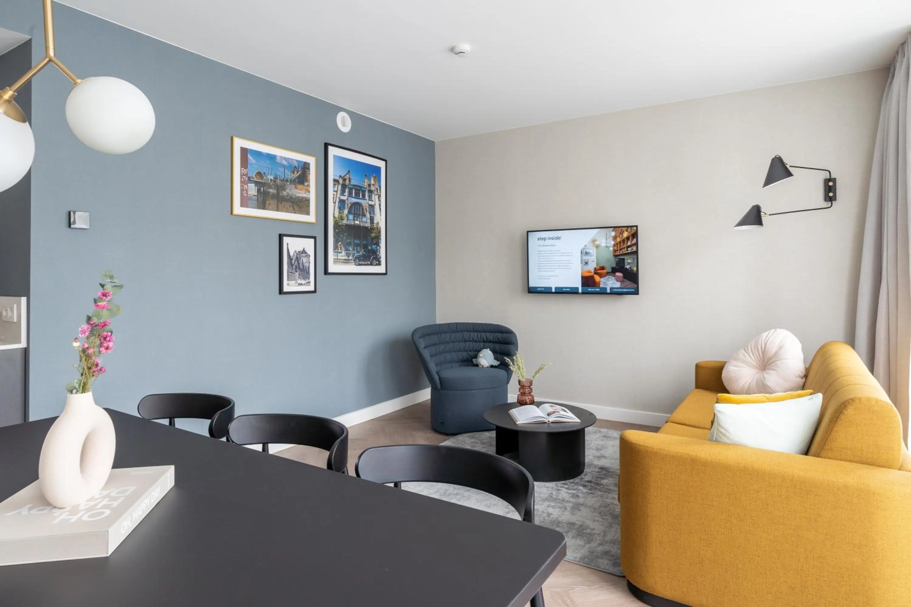 Living room in YAYS Antwerp Opera by Numa