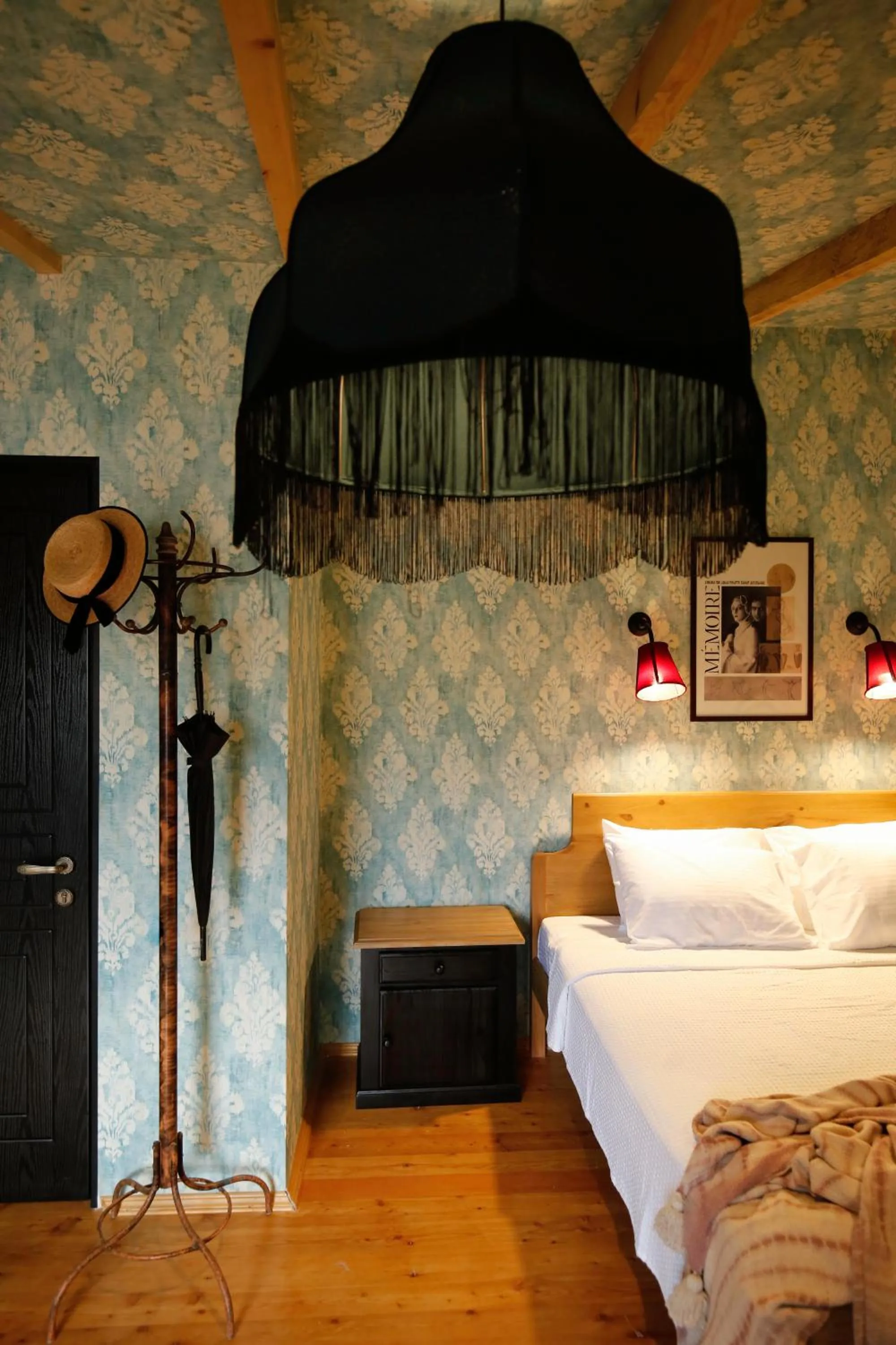 Bed in Hotel Memoire Kutaisi