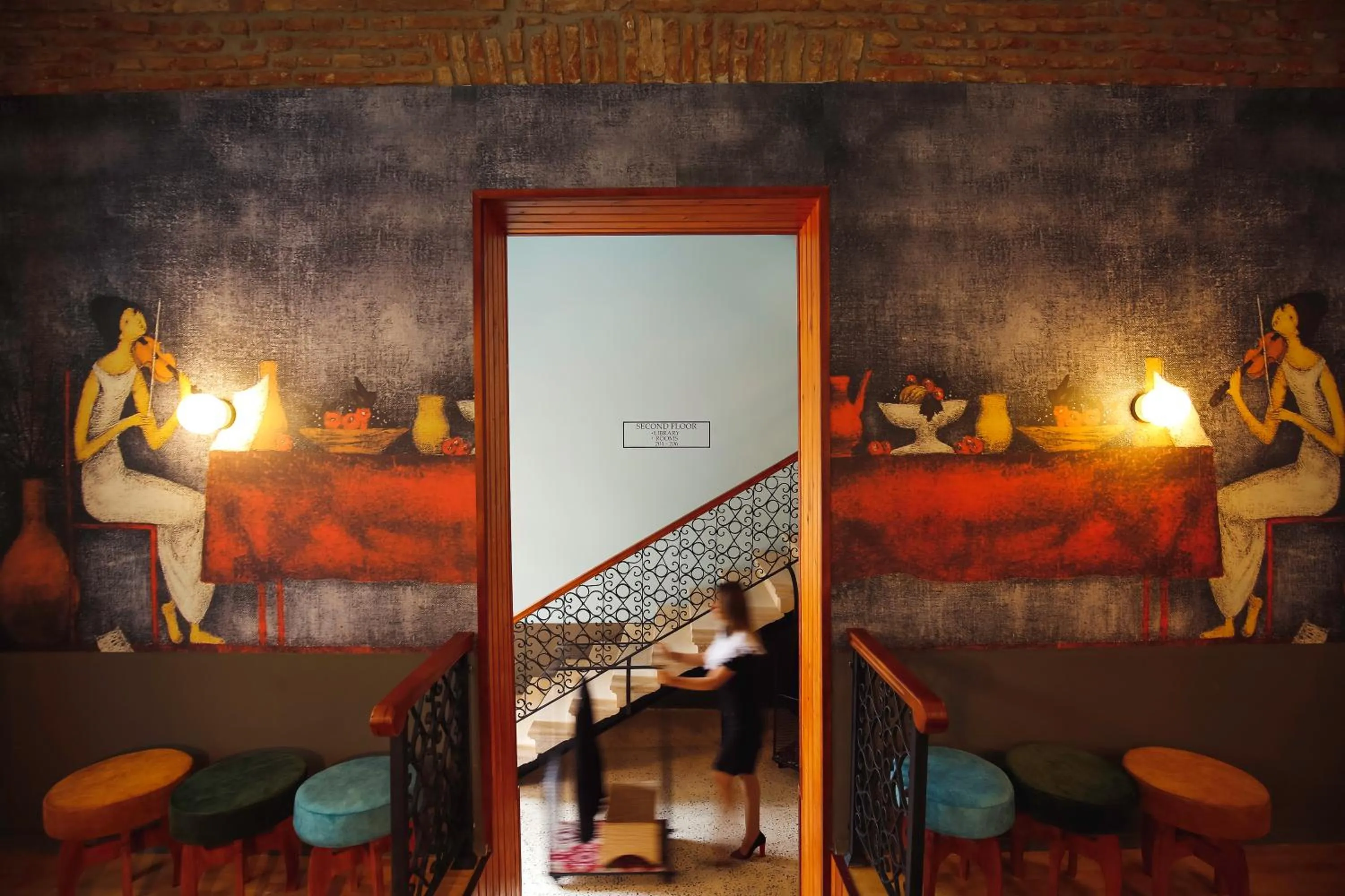 Decorative detail in Hotel Memoire Kutaisi