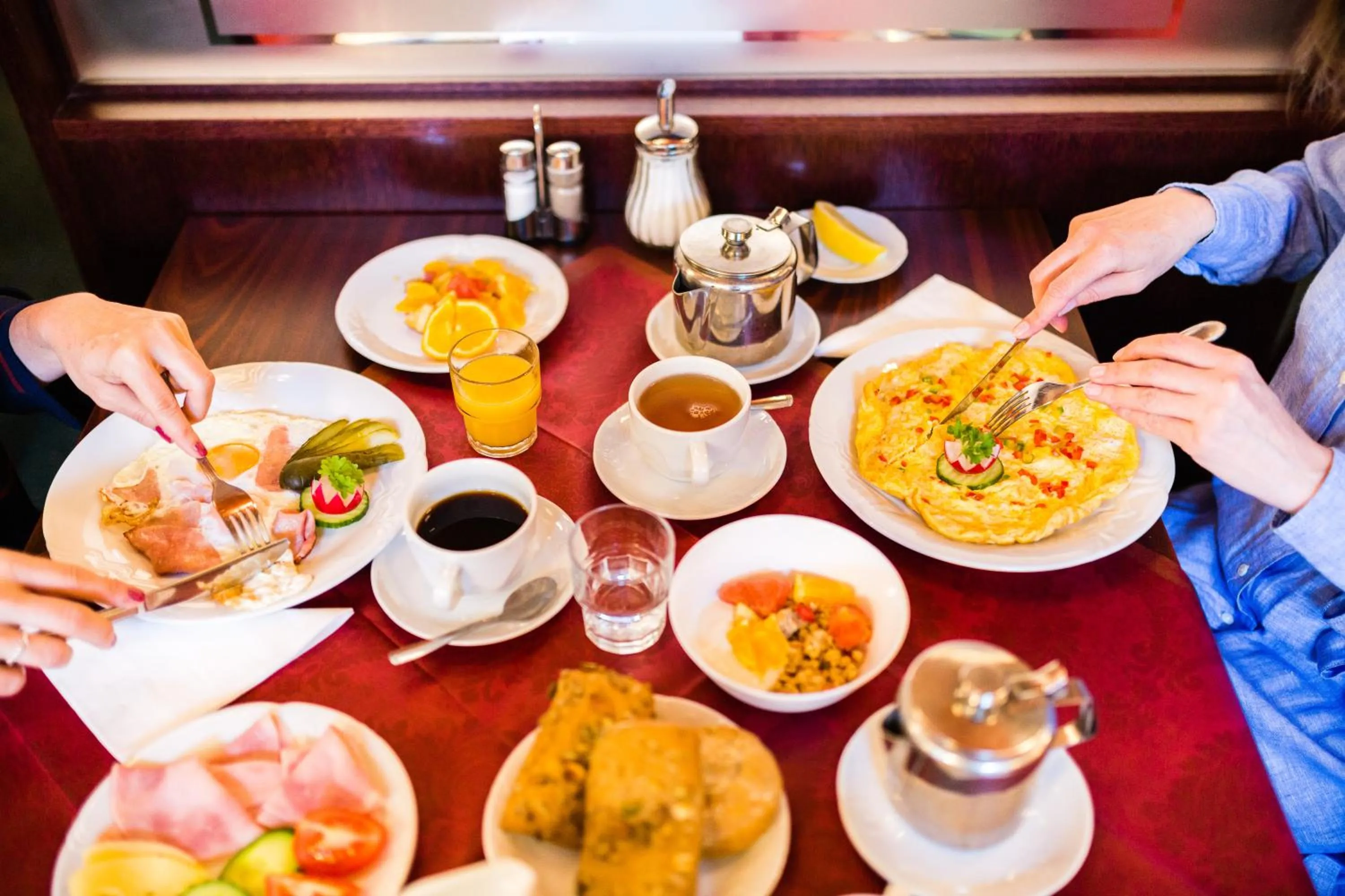 Buffet breakfast in Royal Marianske Lazne