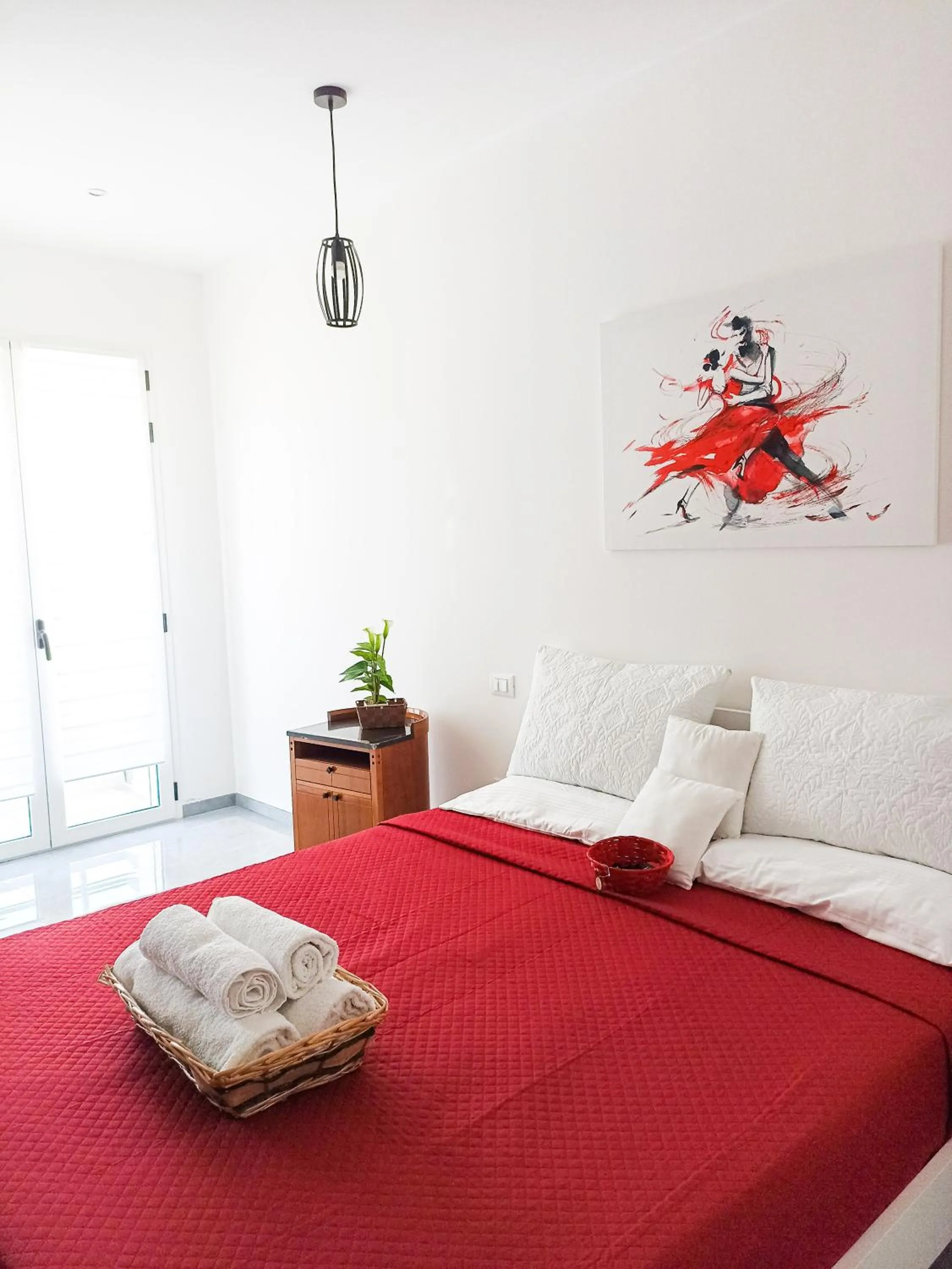 Bed in Kolossoi Guest House