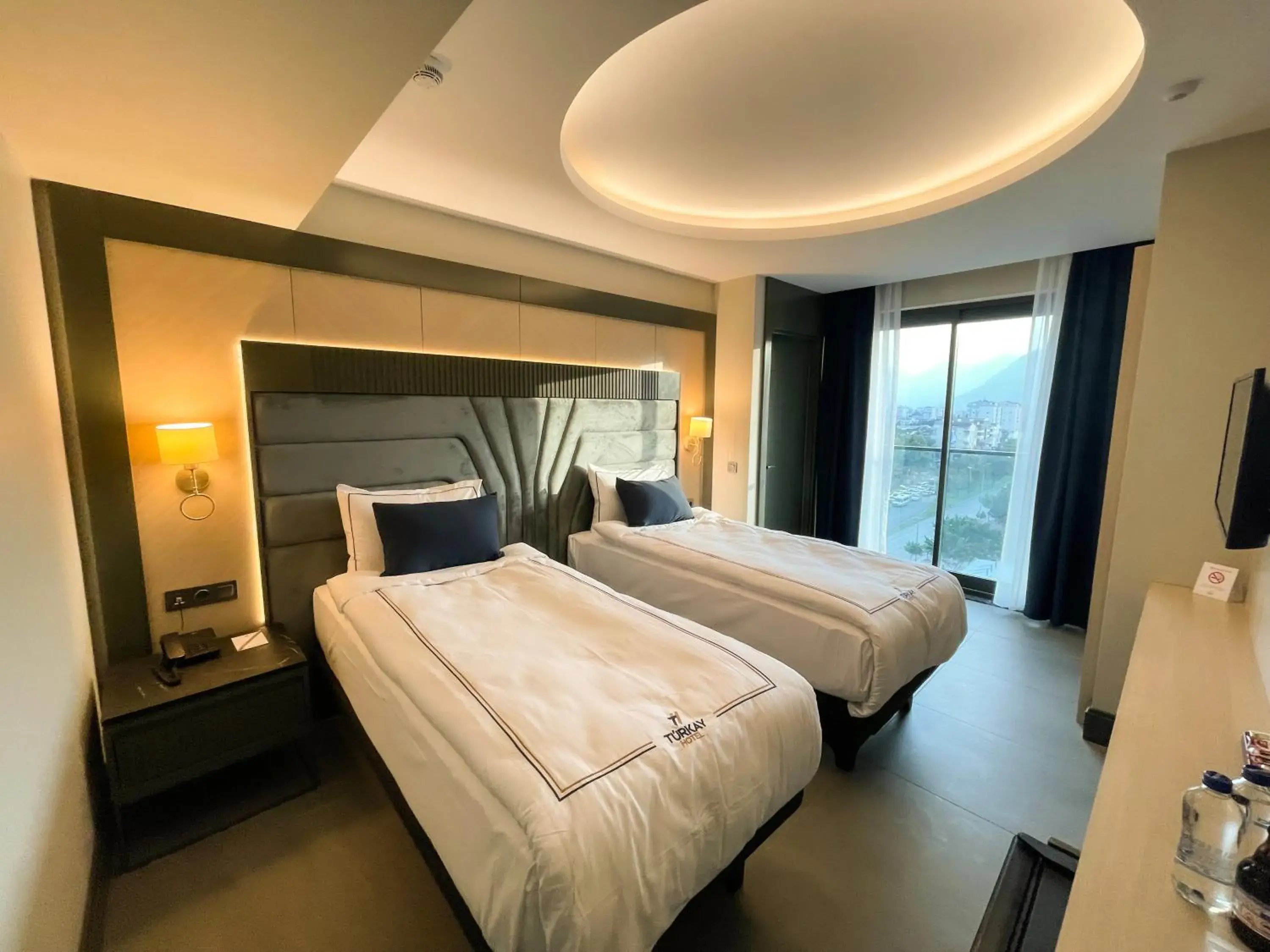 Bed in Türkay Hotel Bed in Türkay Hotel