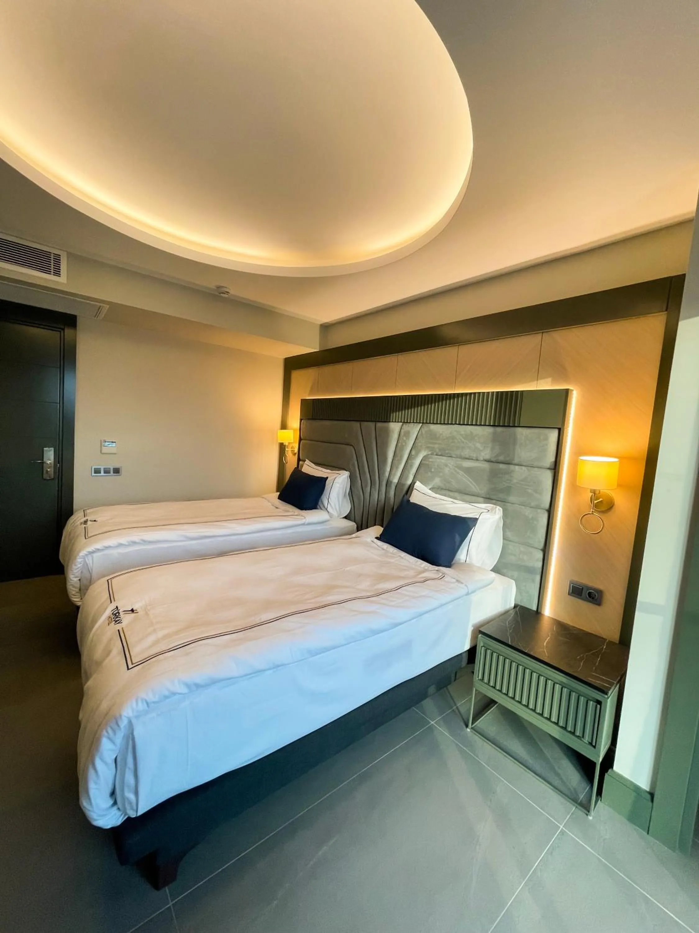 Bed in Türkay Hotel