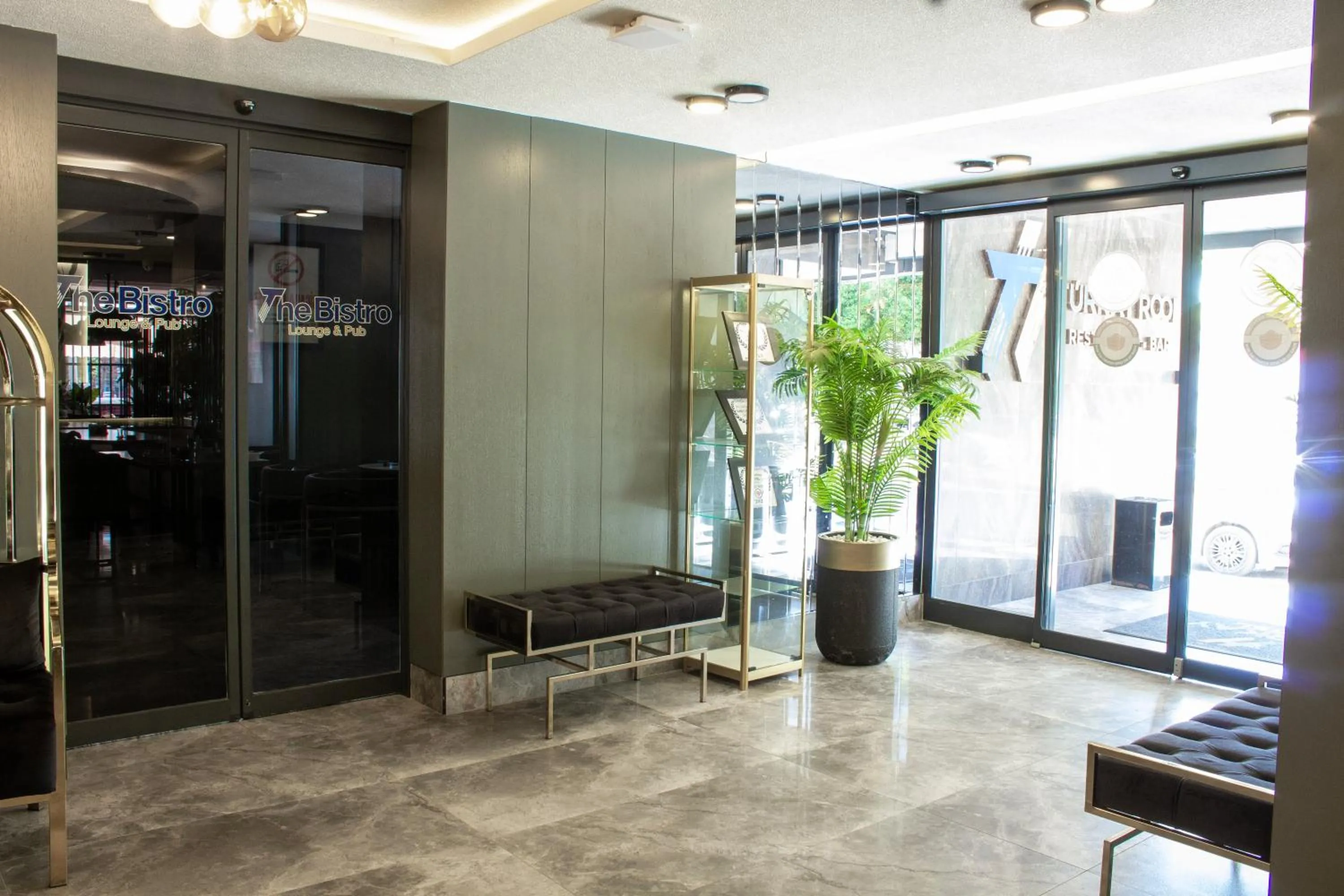 Lobby or reception in Türkay Hotel