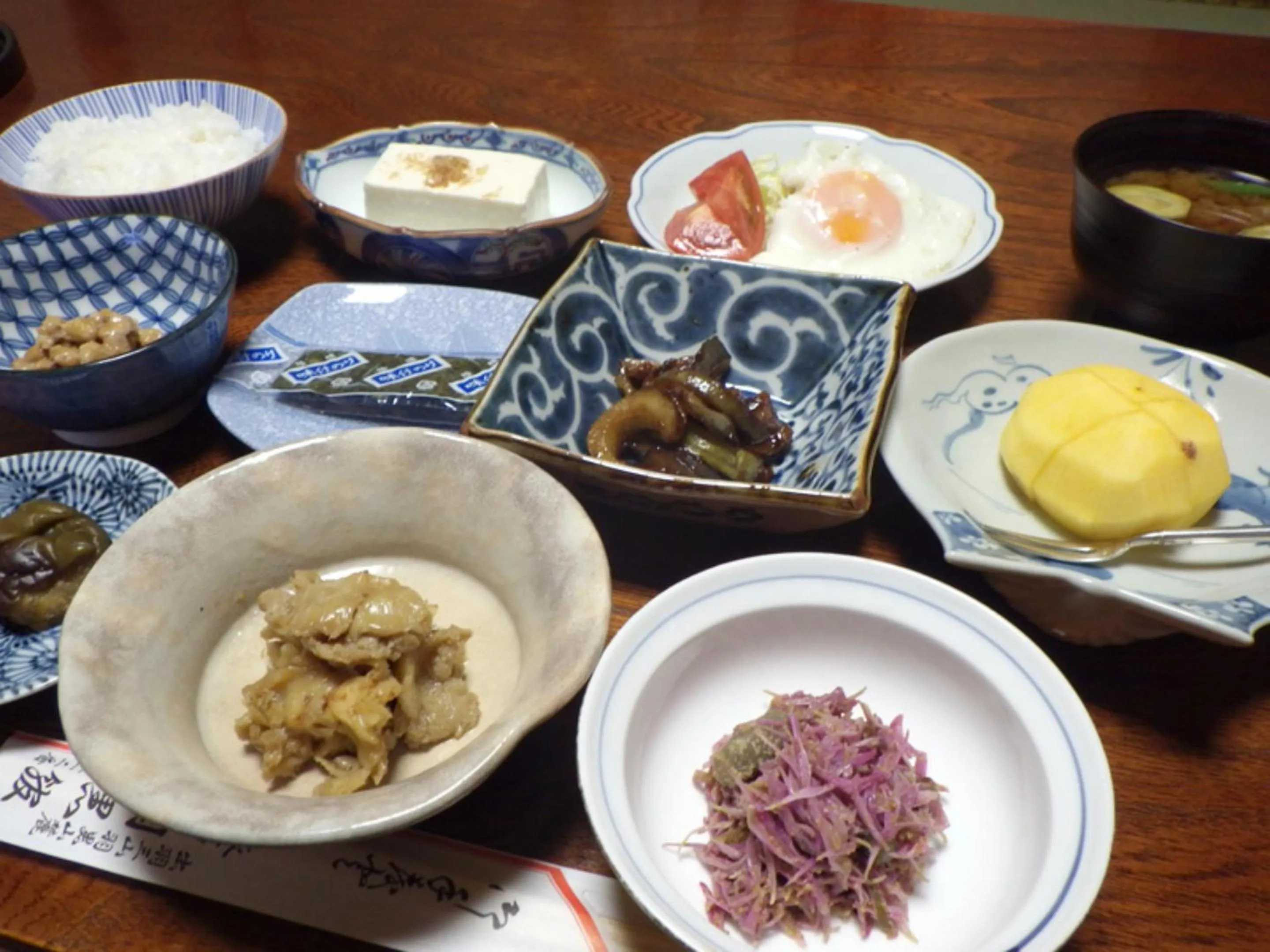 Breakfast in Hagurokan