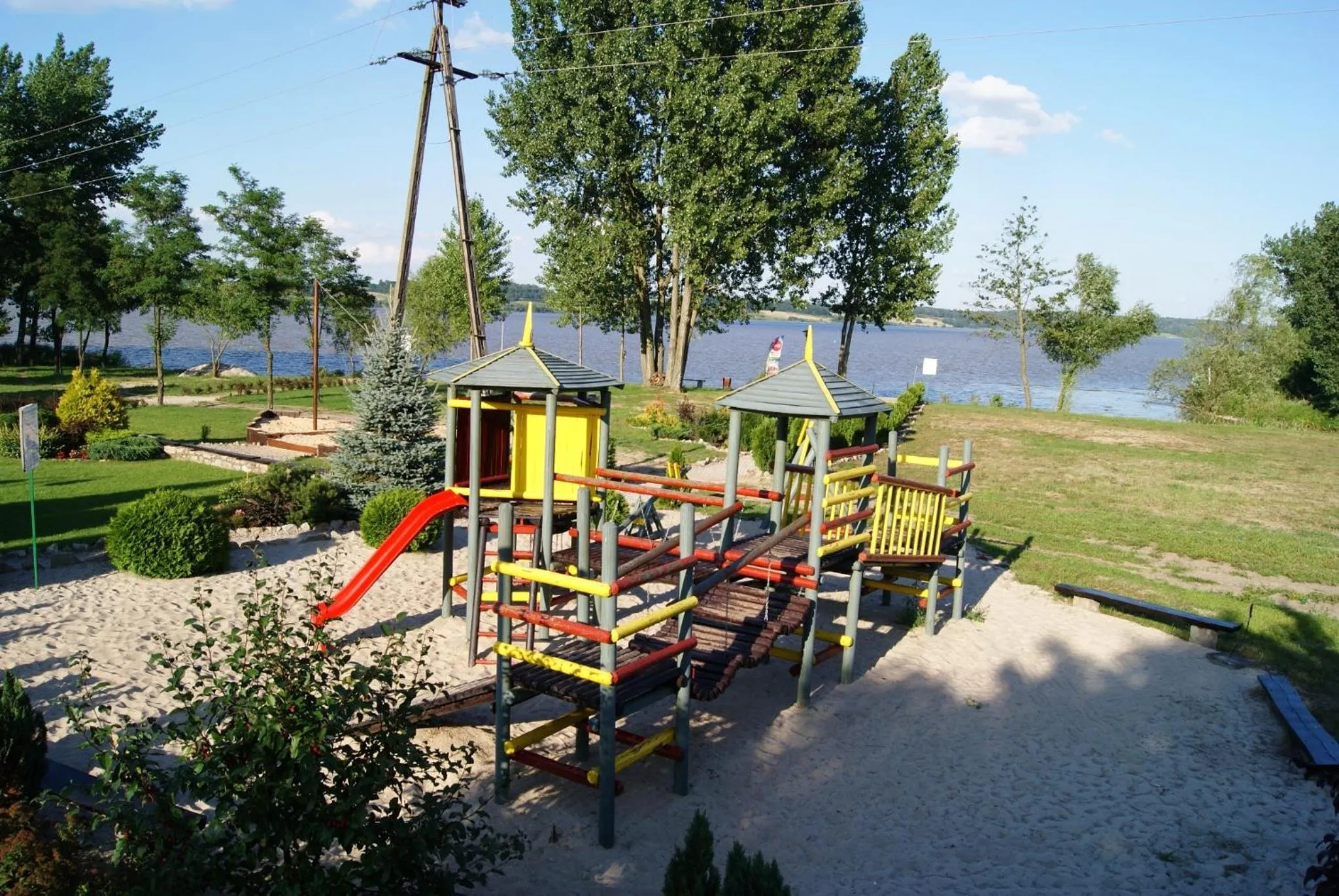 Children play ground in Gościniec pod Żaglami