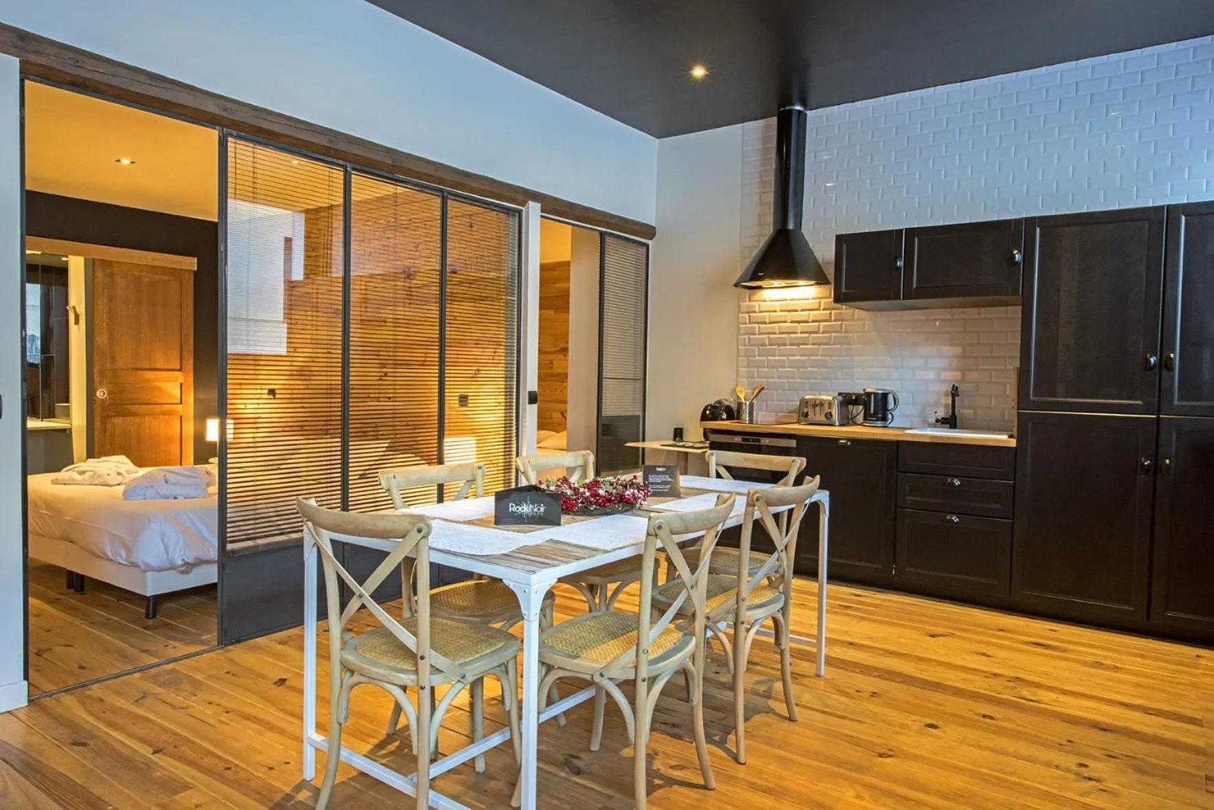 Living room in Rock Noir & Spa