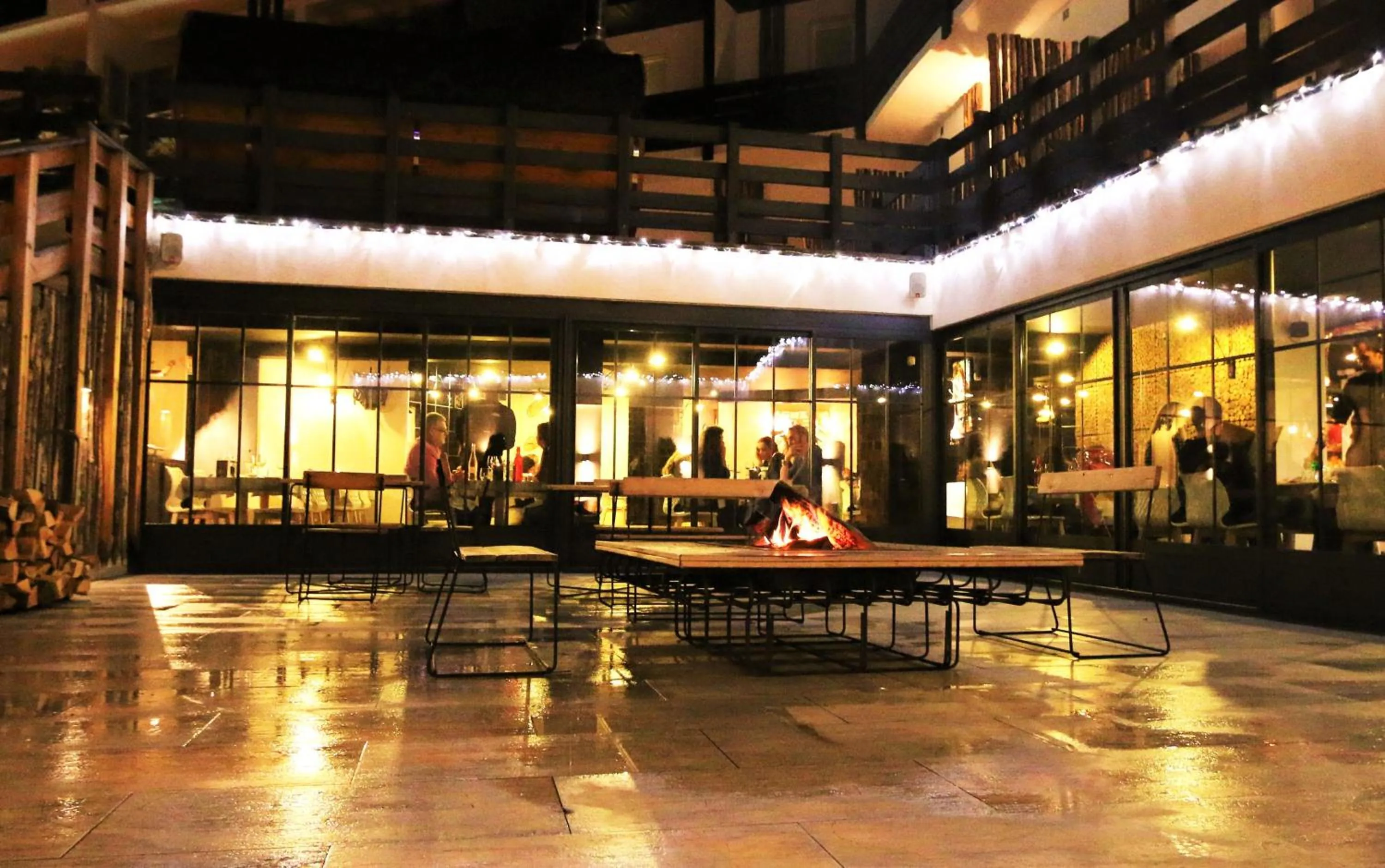 group of guests in Rock Noir & Spa