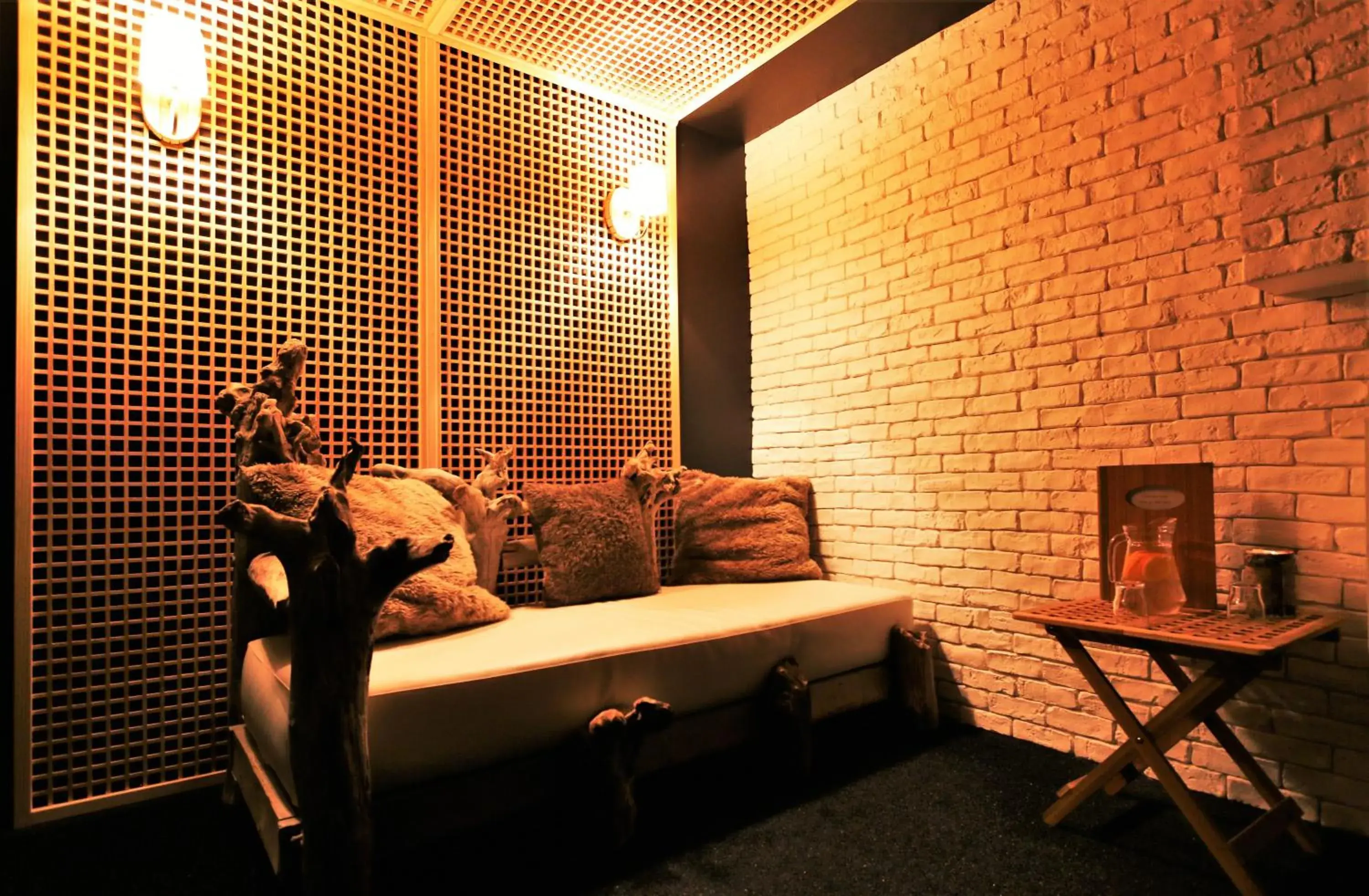 Living room, Bed in Rock Noir & Spa Living room, Bed in Rock Noir & Spa