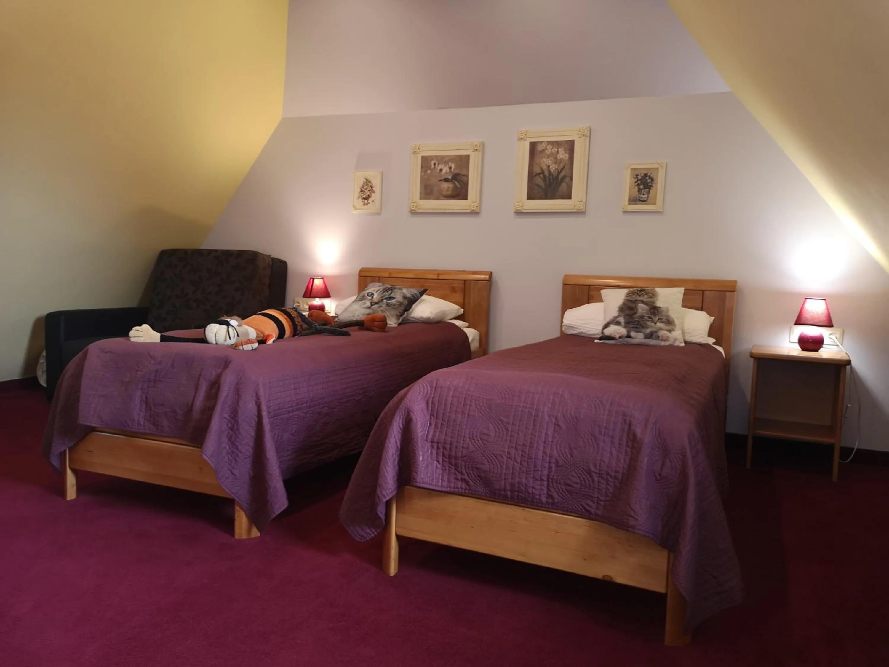Bed in Hotel Senlīči