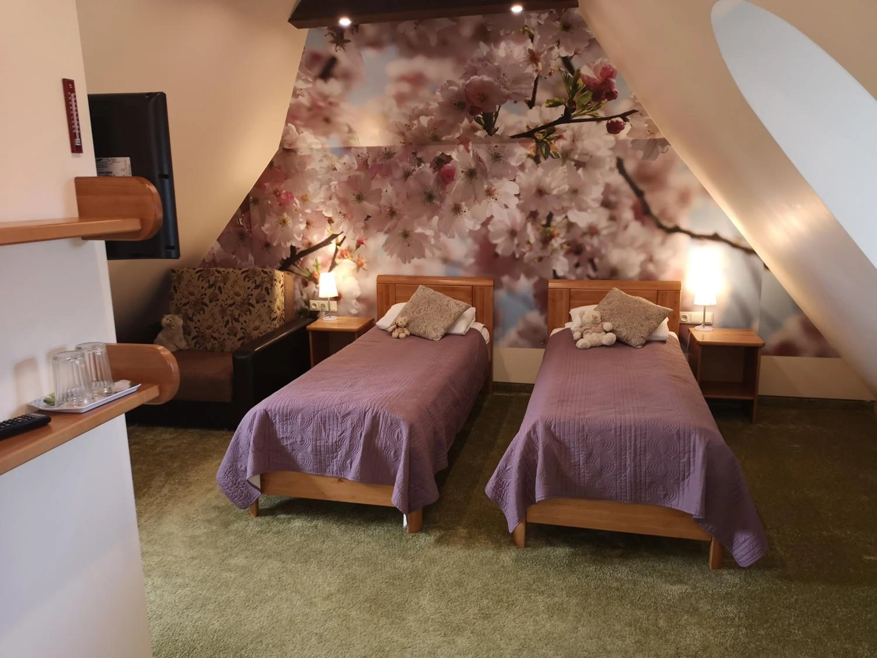 Bed in Hotel Senlīči