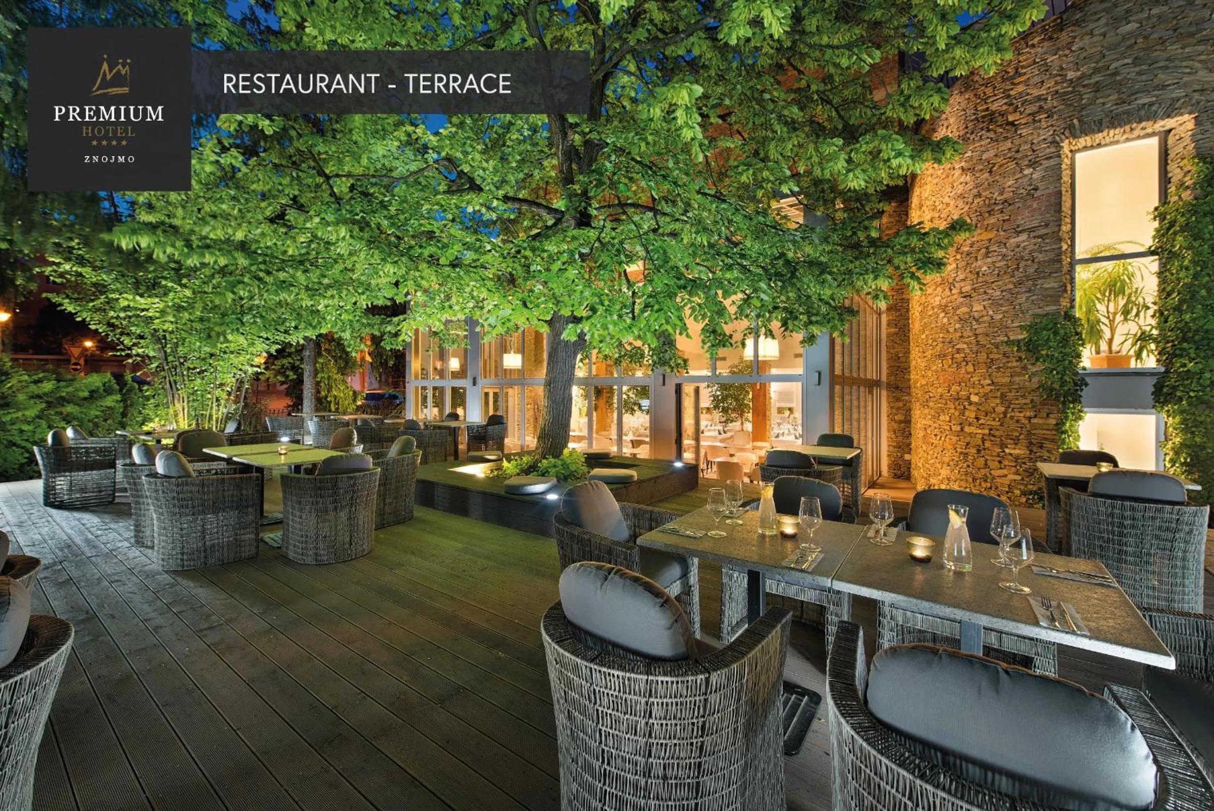 Restaurant/places to eat in PREMIUM Wellness & Wine Hotel Znojmo