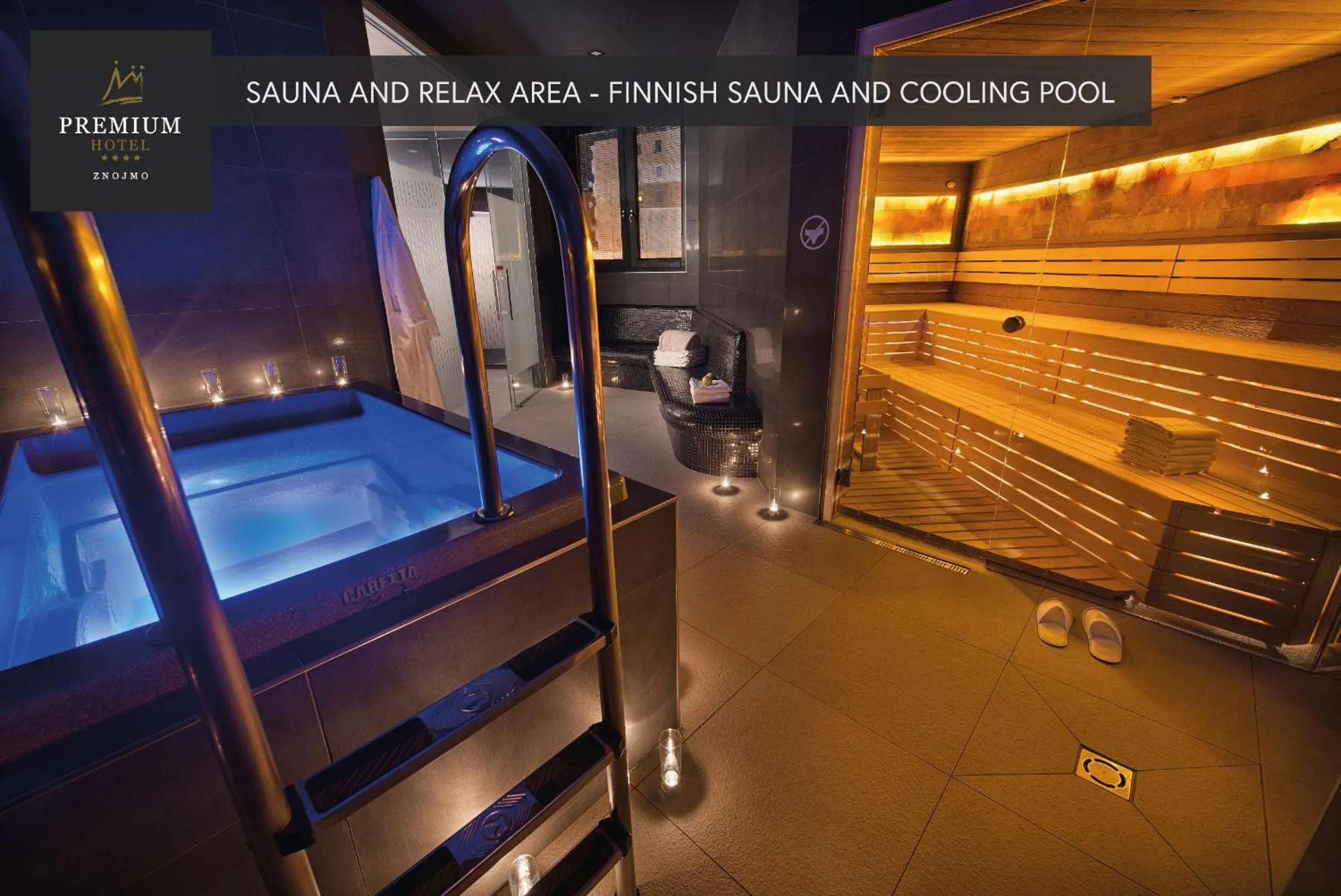 Hot Tub in PREMIUM Wellness & Wine Hotel Znojmo