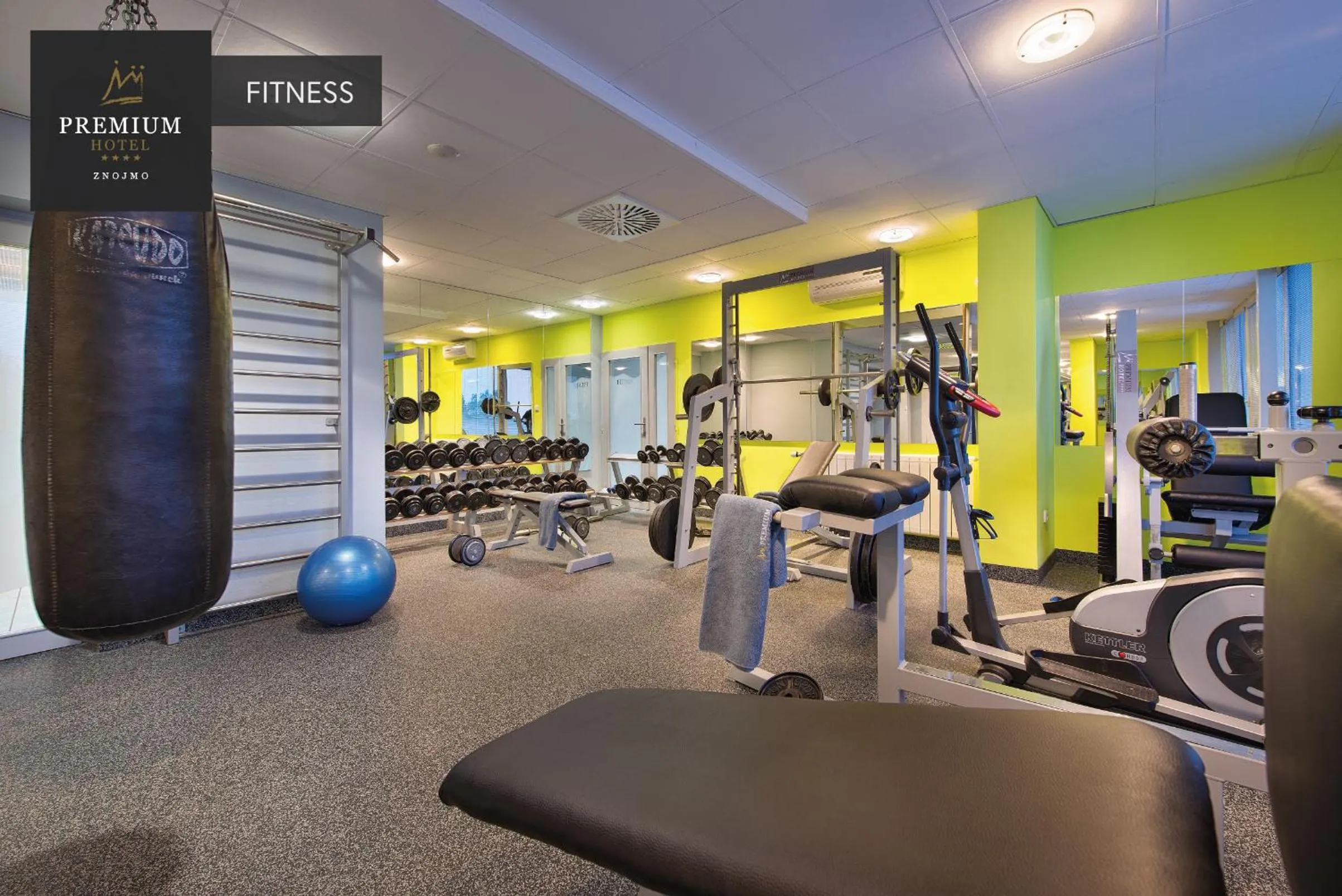 Fitness centre/facilities in PREMIUM Wellness & Wine Hotel Znojmo