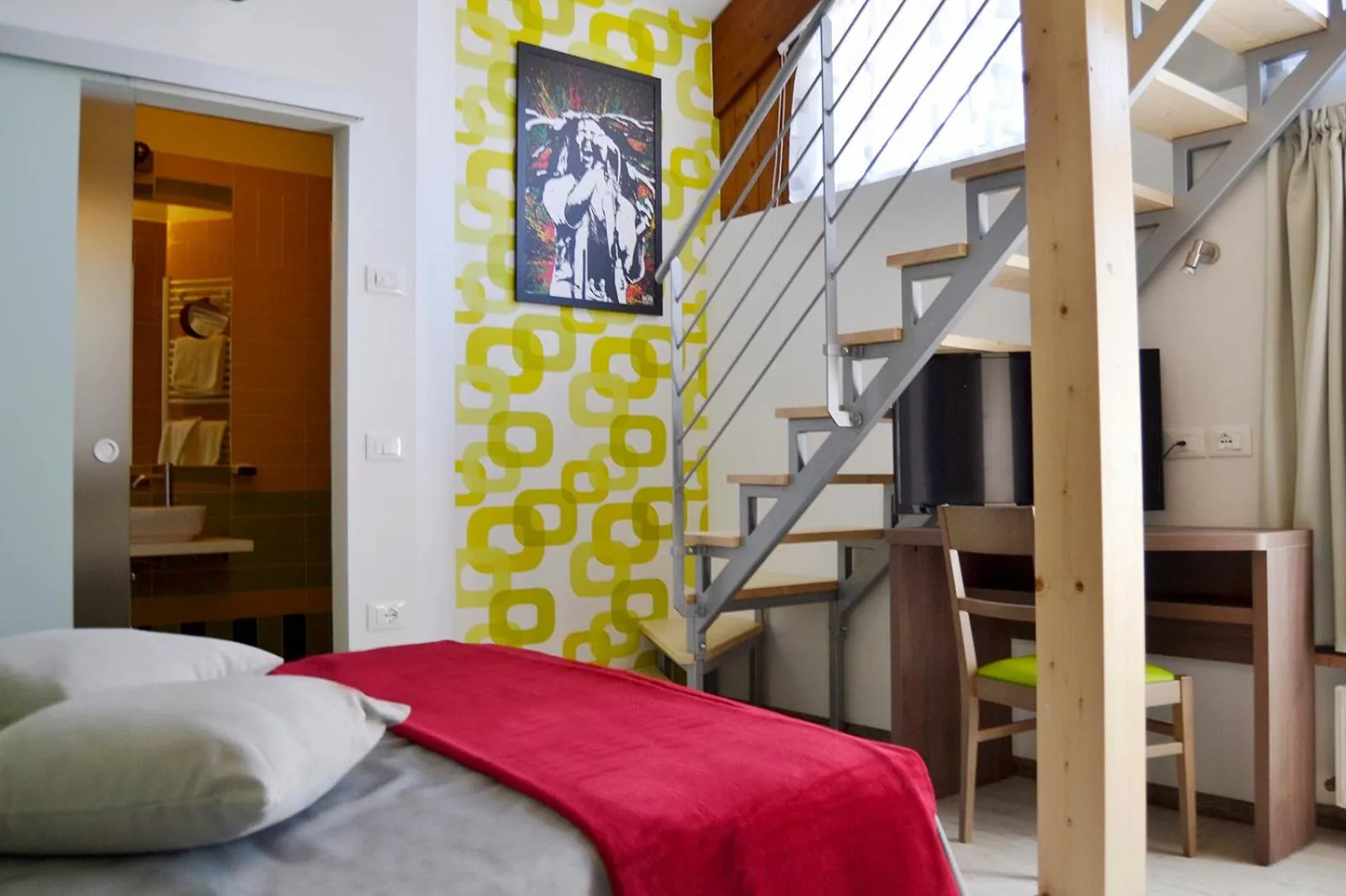 Photo of the whole room, Bed in B&B Seventy Design