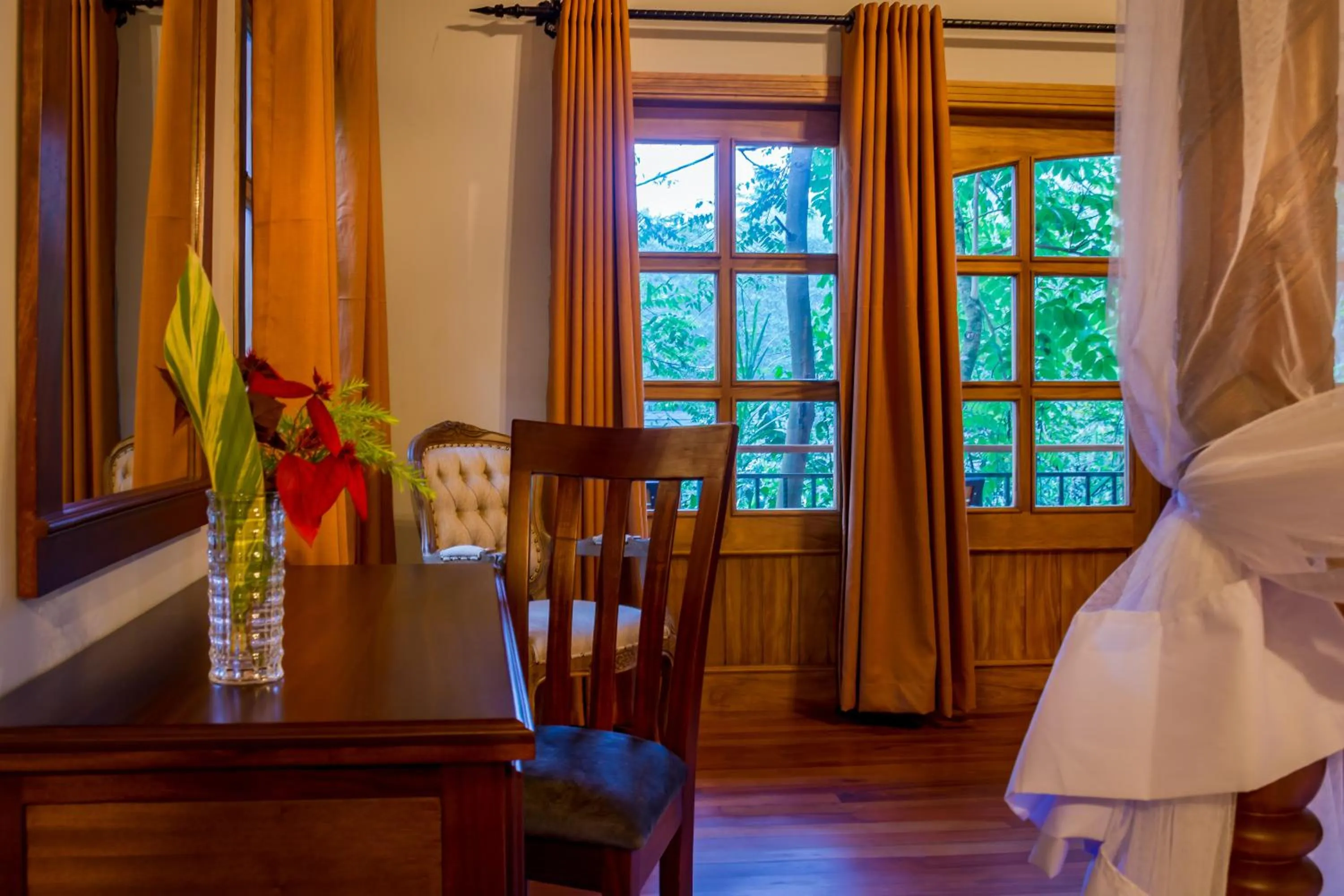 Seating area in Chimpundu Lodge