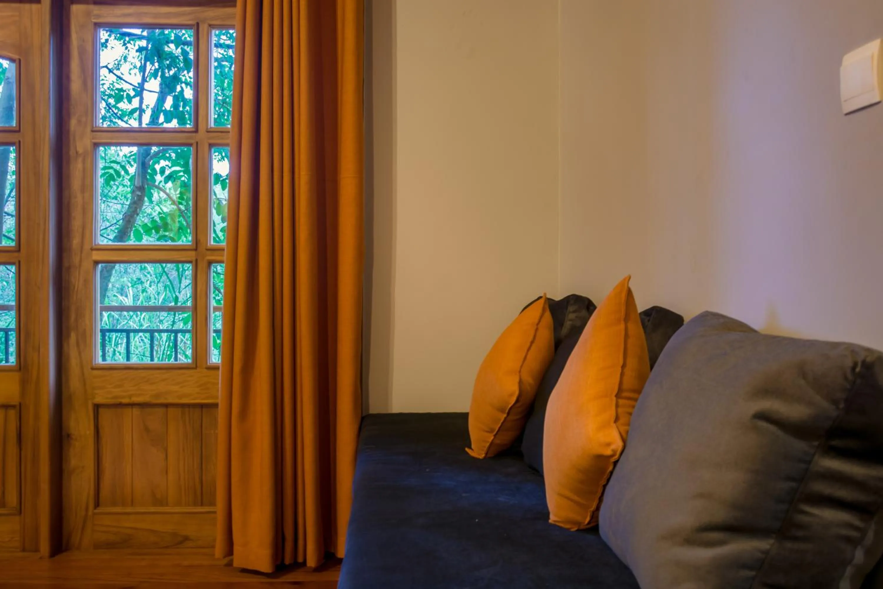 Seating area in Chimpundu Lodge