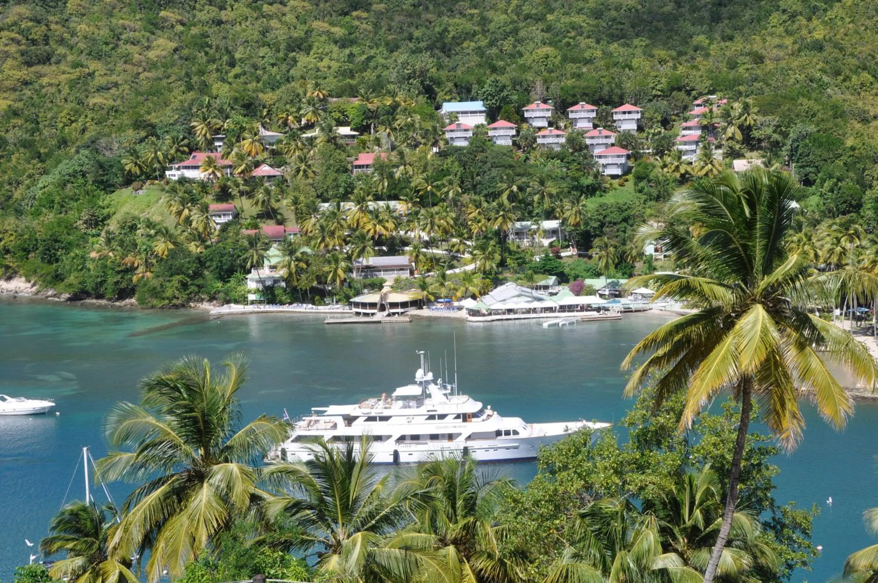 Bird's eye view in Marigot Palms Luxury Caribbean Apartment Suites