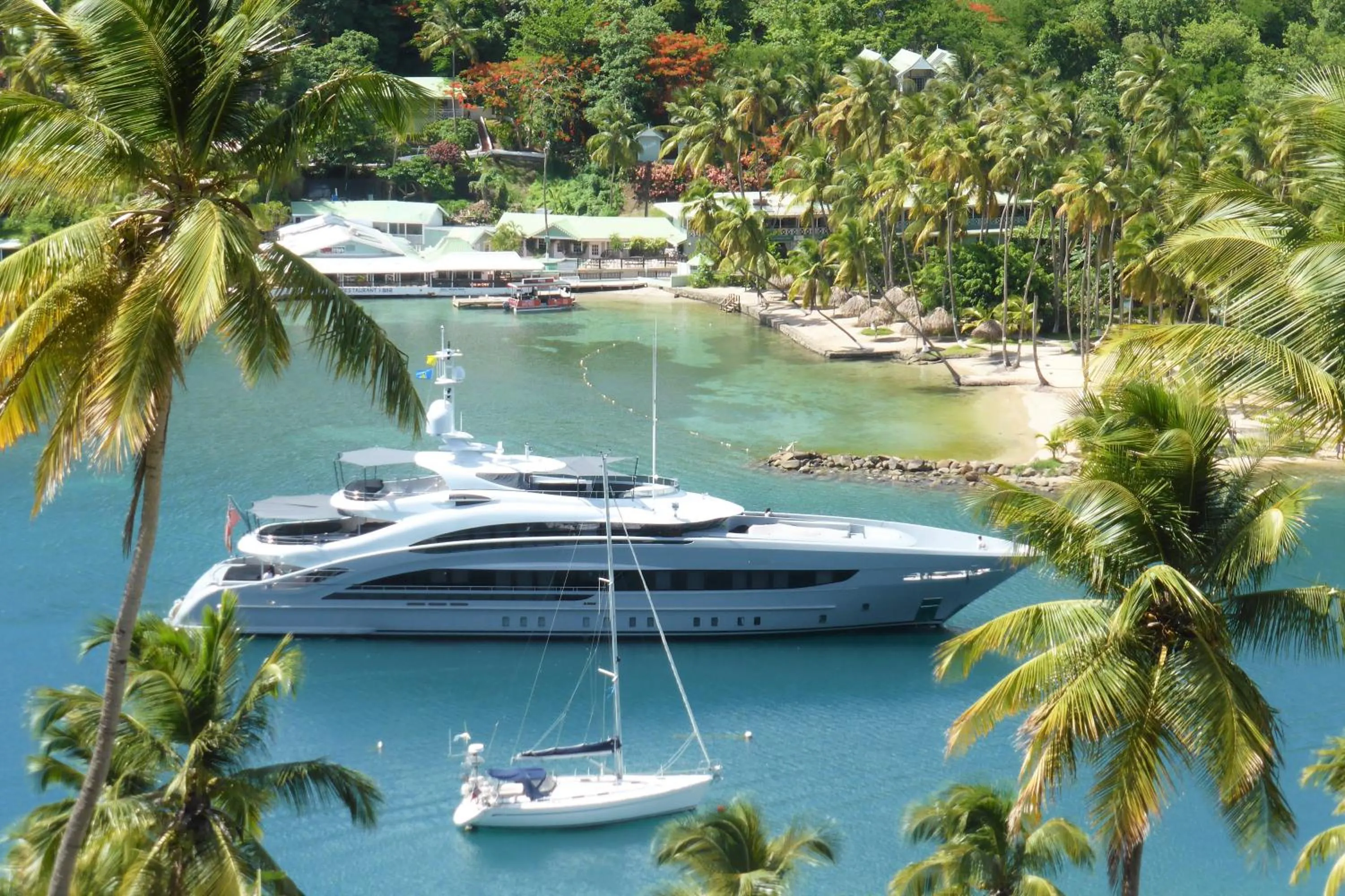 Sea view in Marigot Palms Luxury Caribbean Apartment Suites