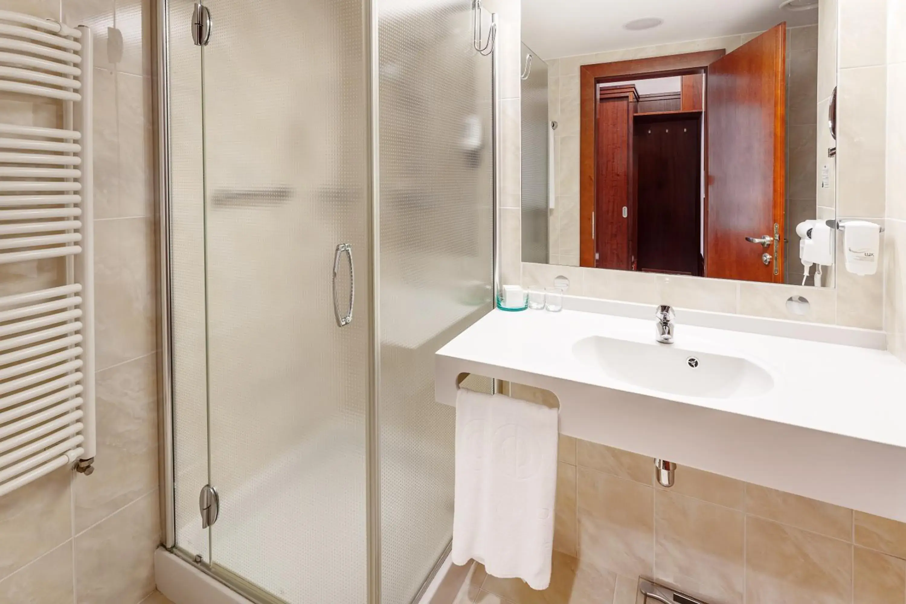 Bathroom in Spa & Wellness Hotel Olympia Marienbad Bathroom in Spa & Wellness Hotel Olympia Marienbad