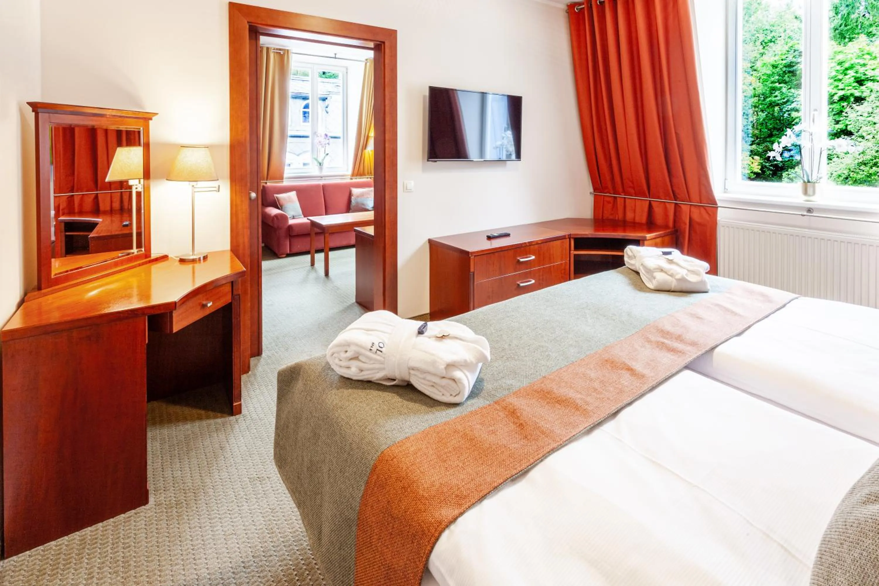 Bedroom, Bed in Spa & Wellness Hotel Olympia Marienbad