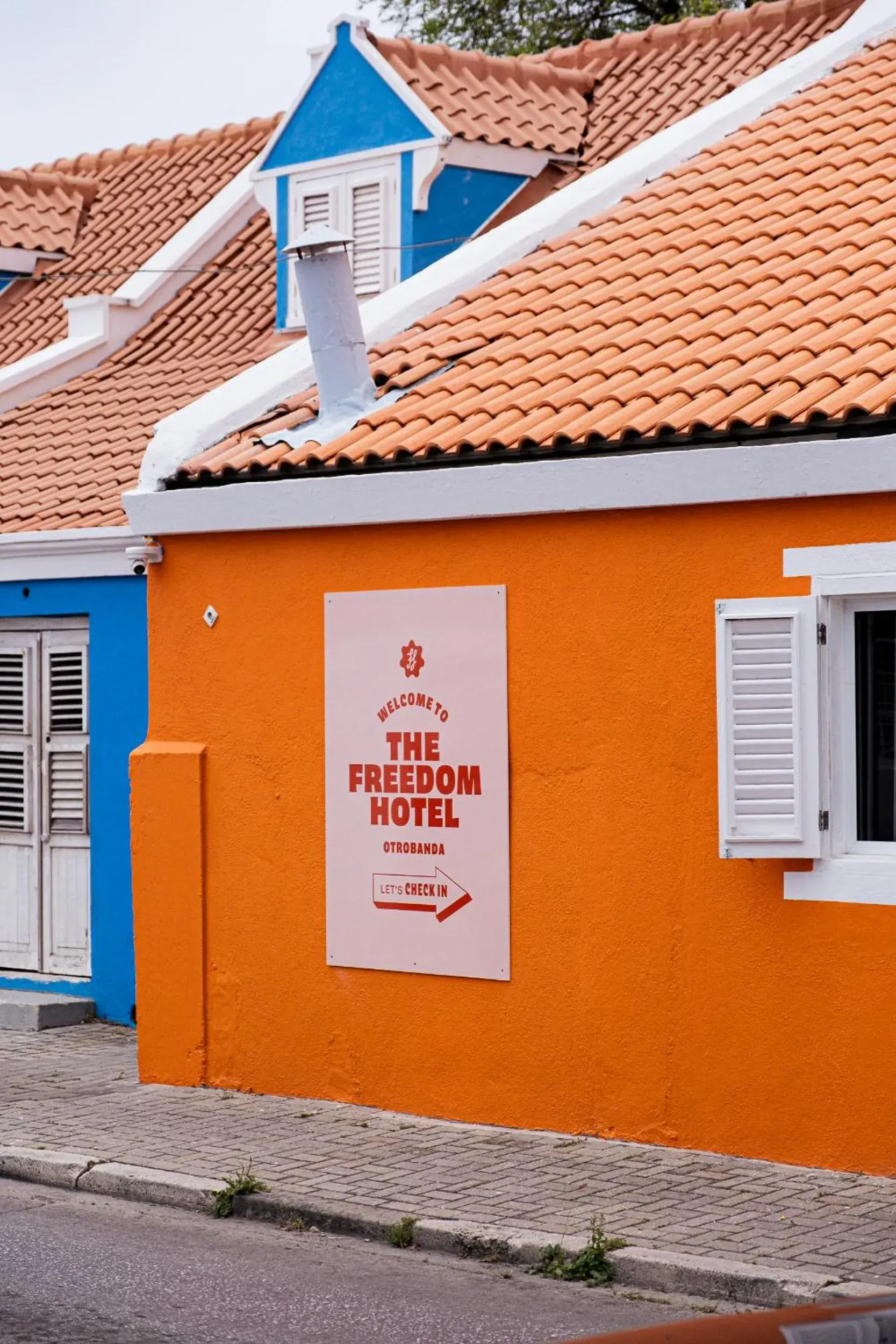 Facade/entrance in The Freedom Hotel Facade/entrance in The Freedom Hotel