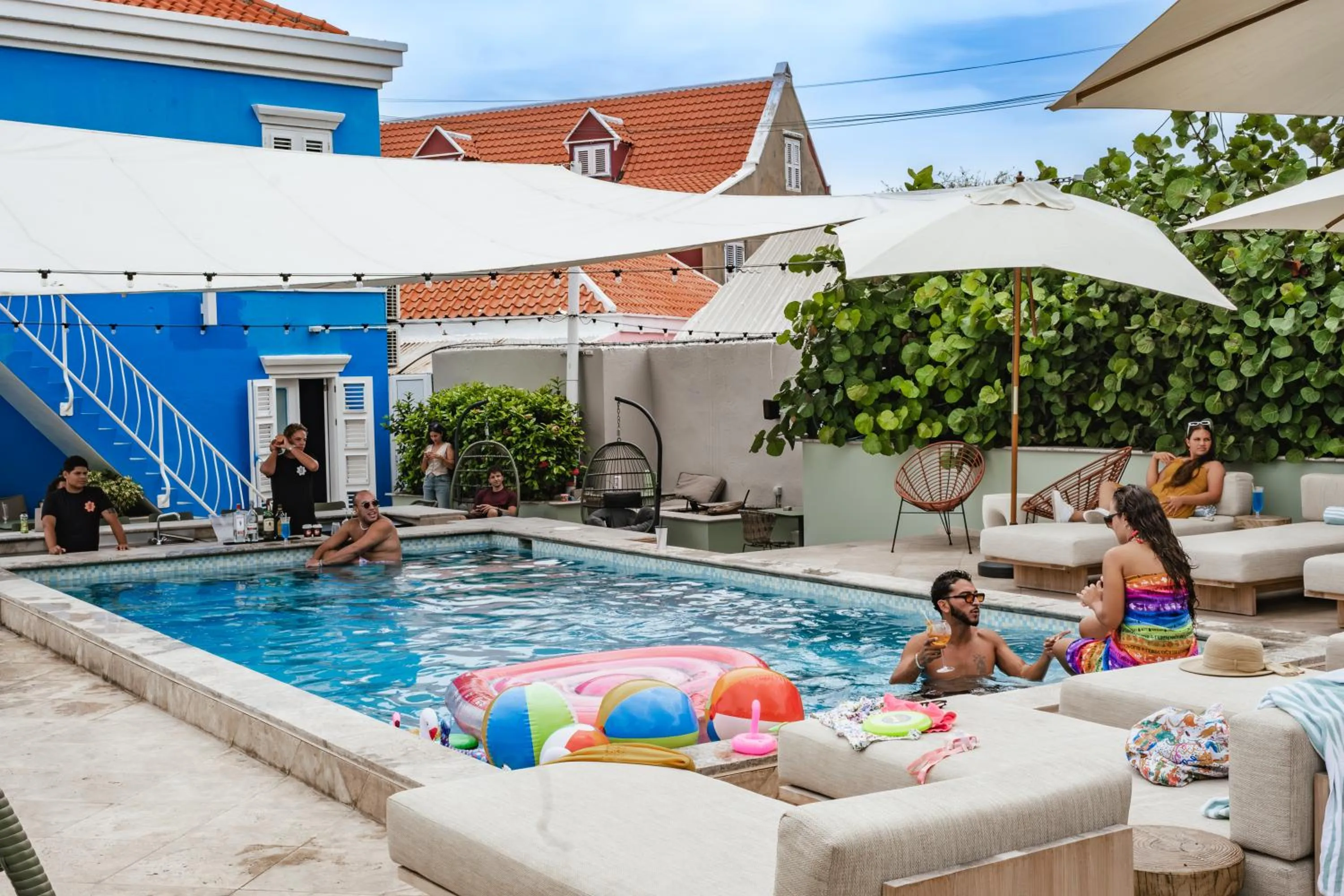 Swimming pool in The Freedom Hotel