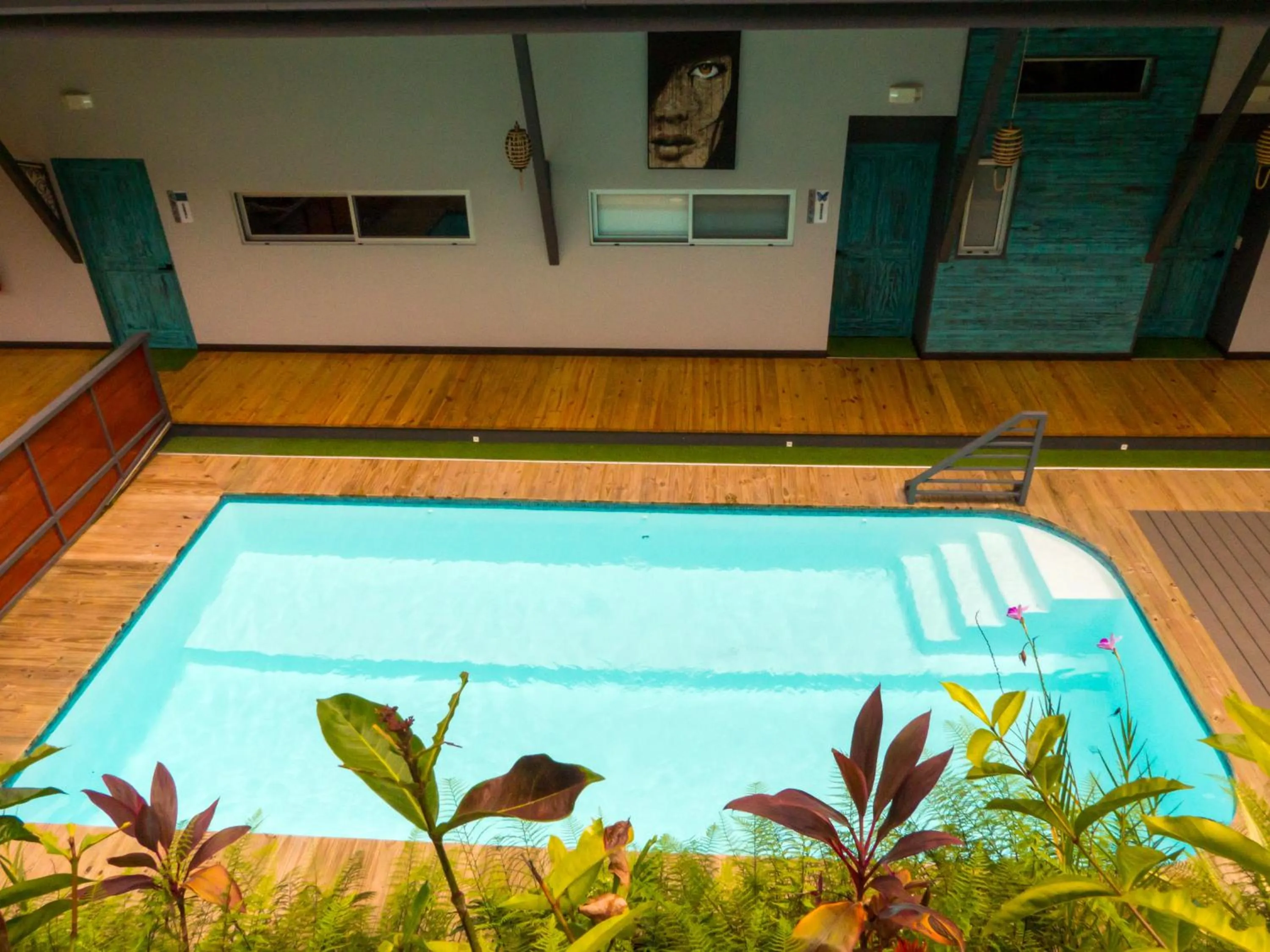 Swimming pool in Hotel FAREMITI Uvita