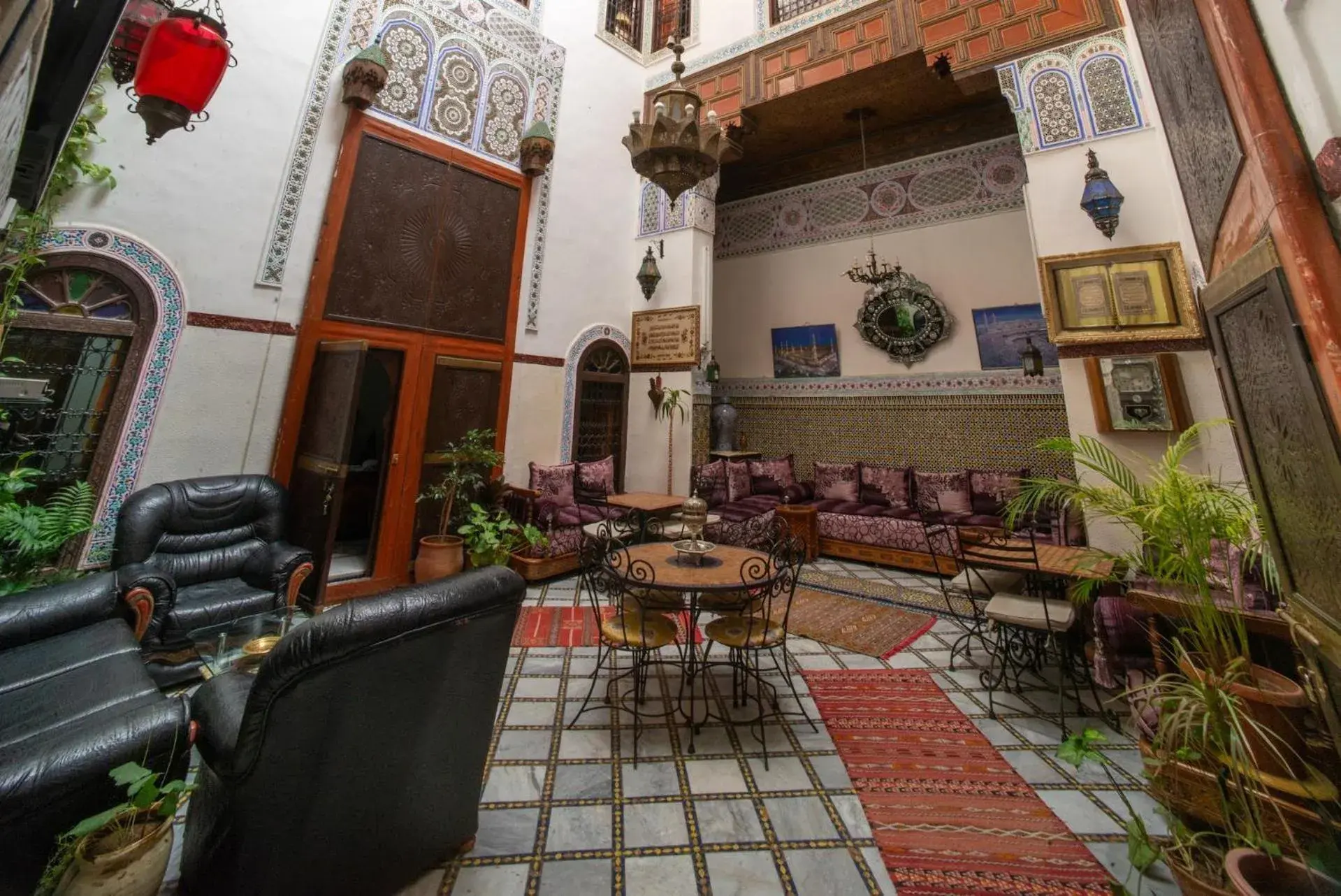 Lobby or reception in Riad Meski Lobby or reception in Riad Meski