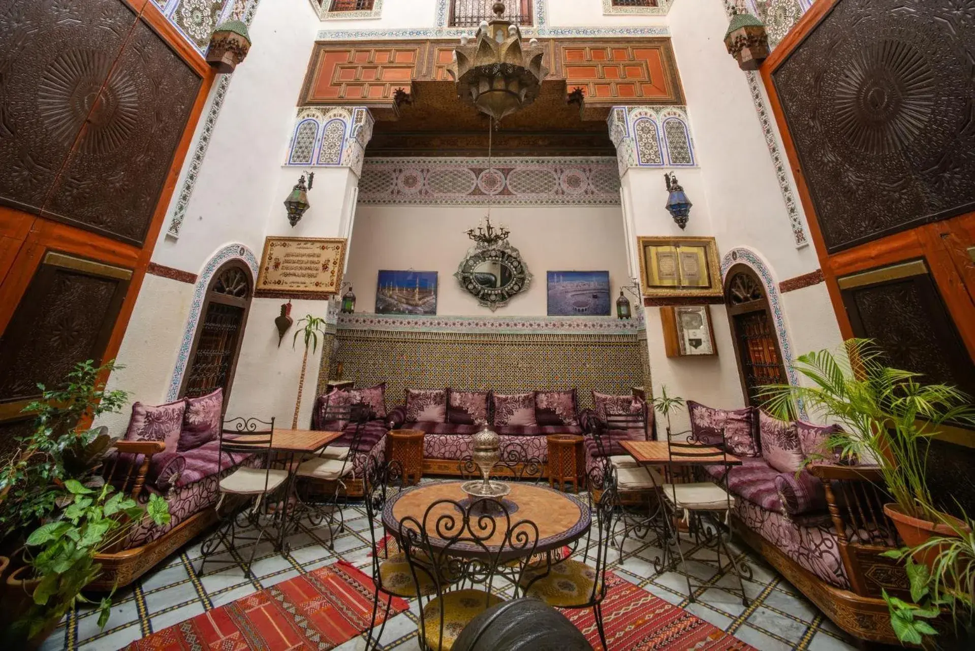 Lobby or reception in Riad Meski Lobby or reception in Riad Meski