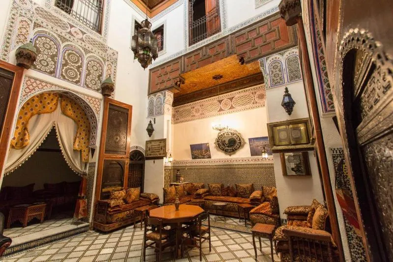 Living room in Riad Meski