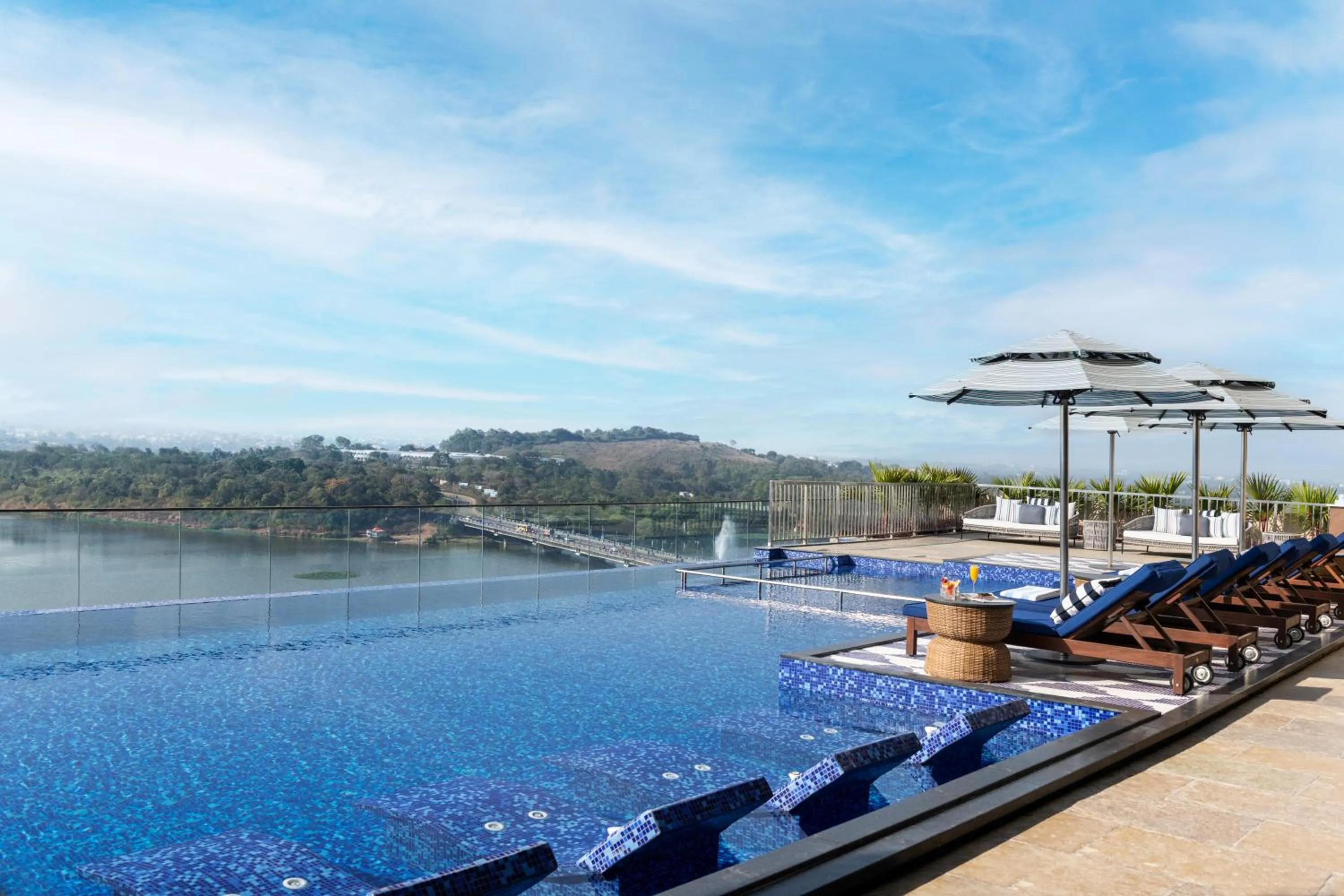 Swimming pool in Taj Lakefront Bhopal