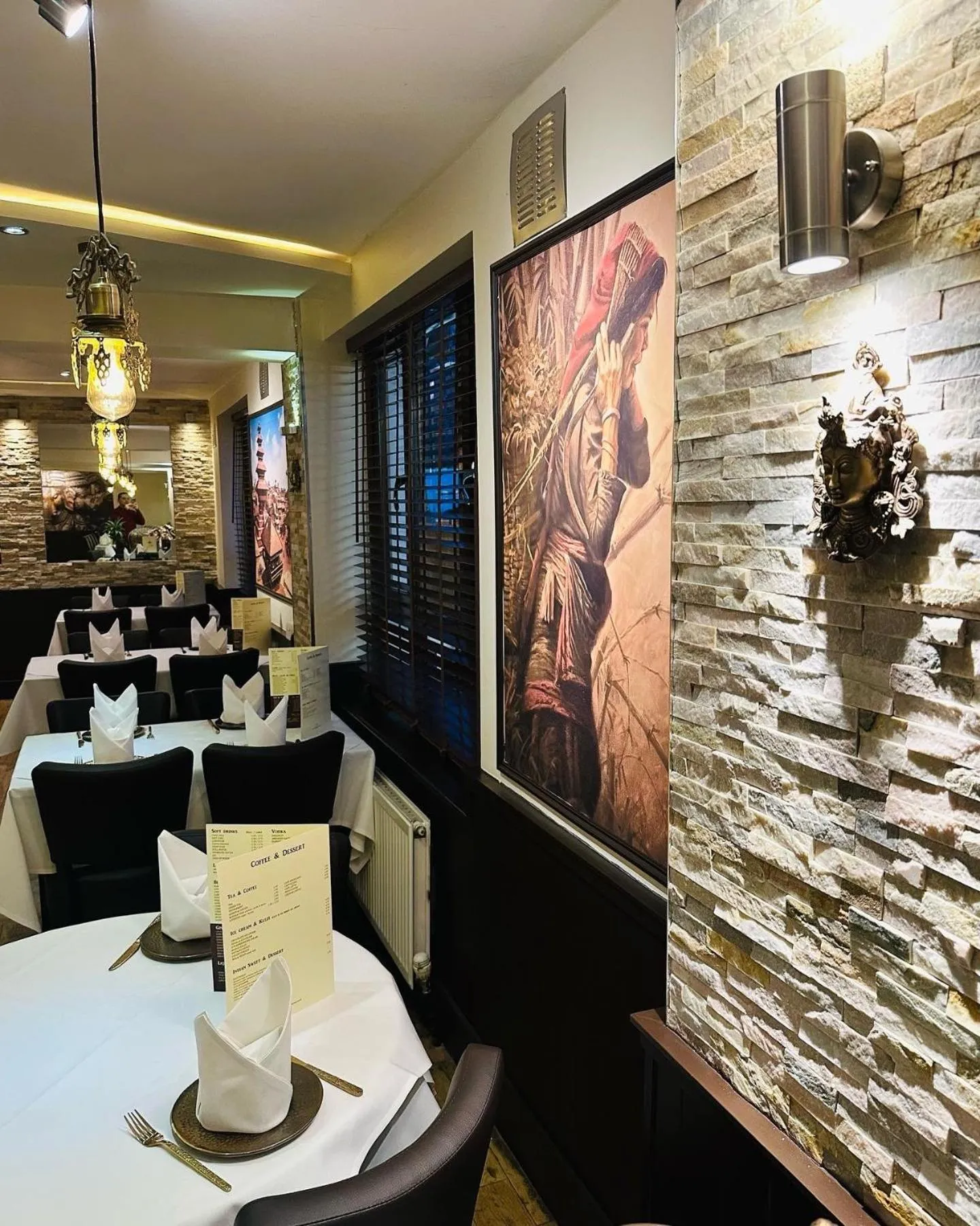 Dining area in woodcock inn