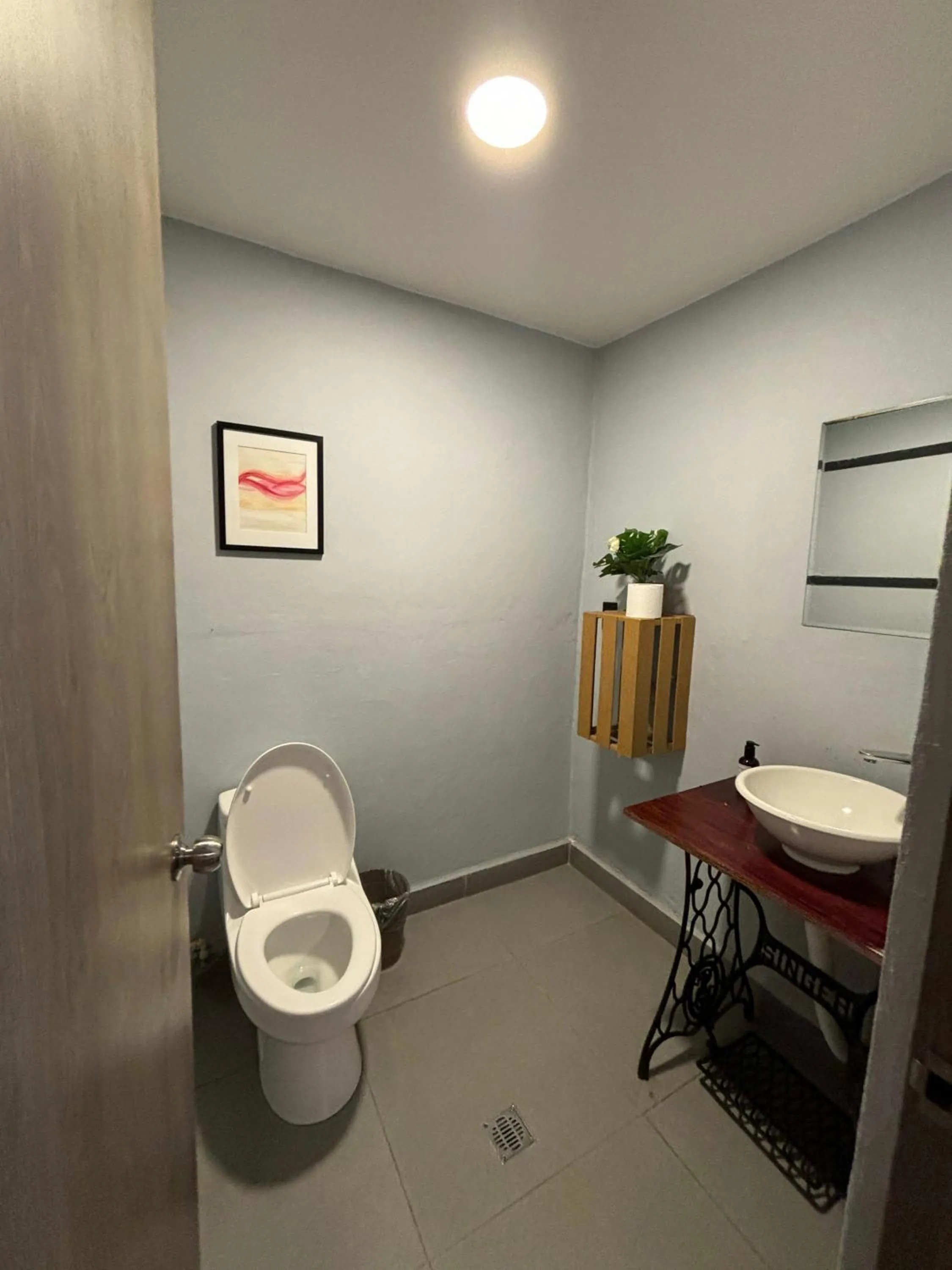 Bathroom in TERRAZA a una cuadra del Angel, King size Bed