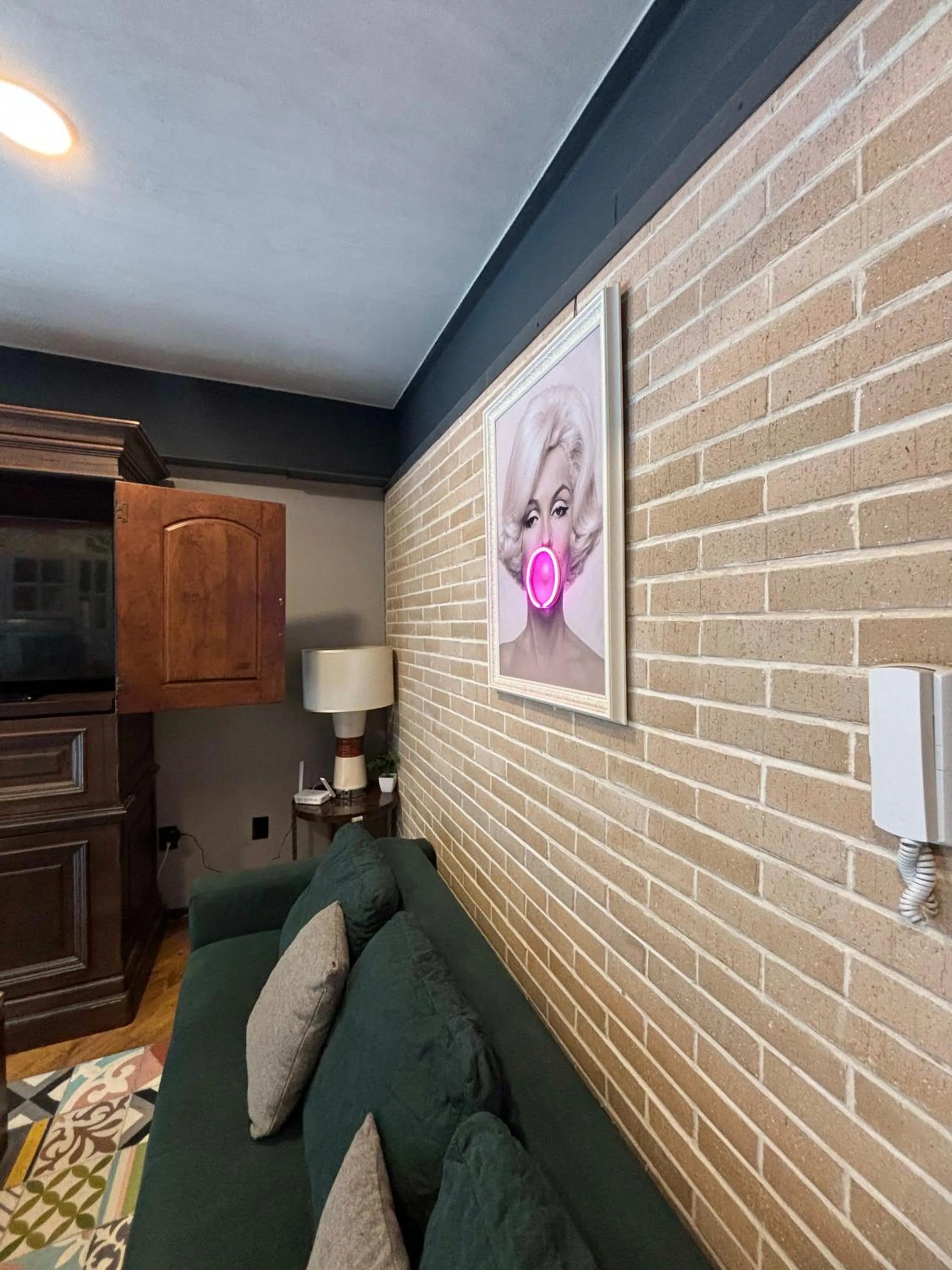 Seating Area in TERRAZA a una cuadra del Angel, King size Bed