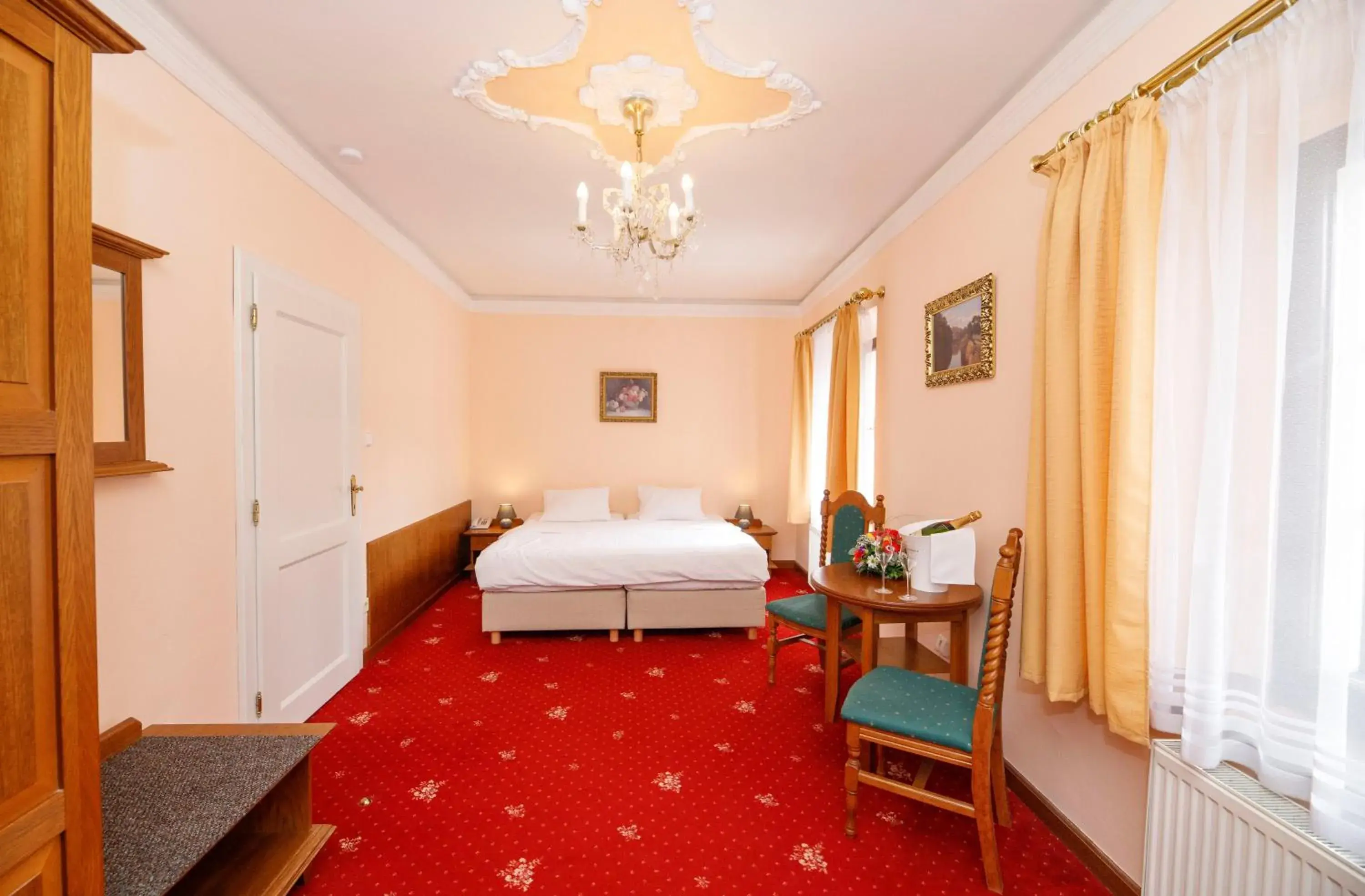 Bedroom, Bed in Rožmberský dvůr Bedroom, Bed in Rožmberský dvůr