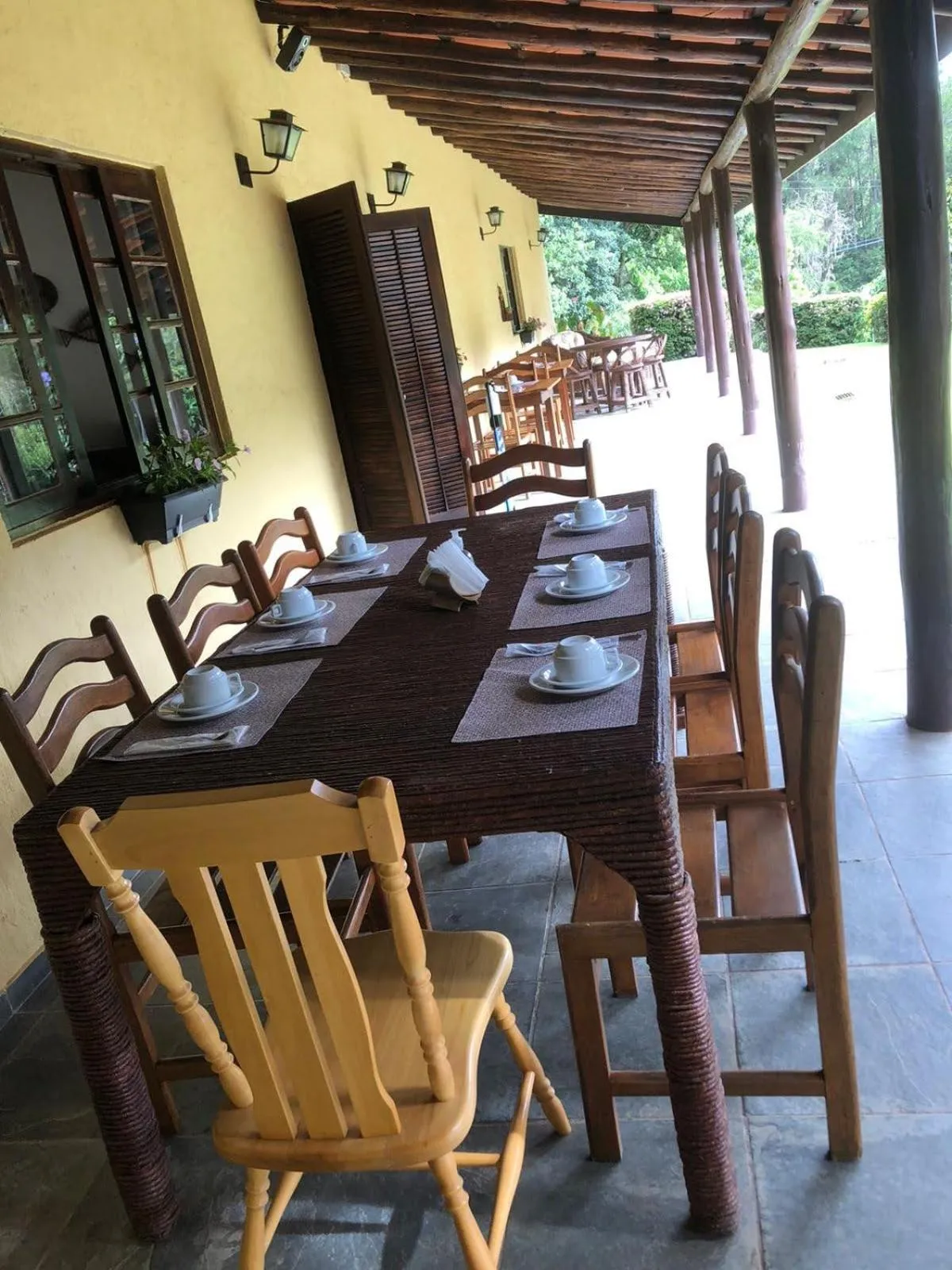 Patio in Pousada Realeza Atibaia