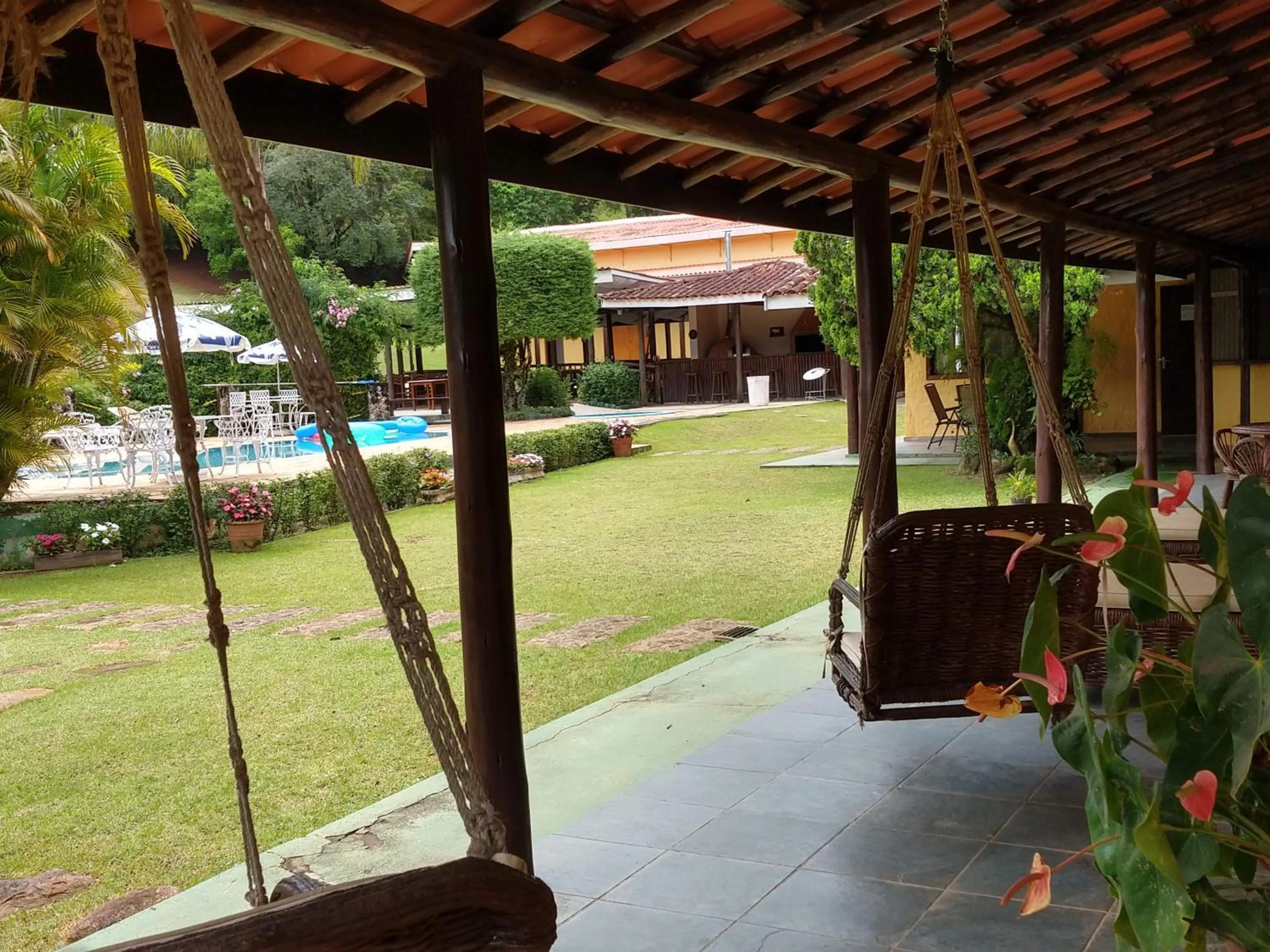 Patio in Pousada Realeza Atibaia