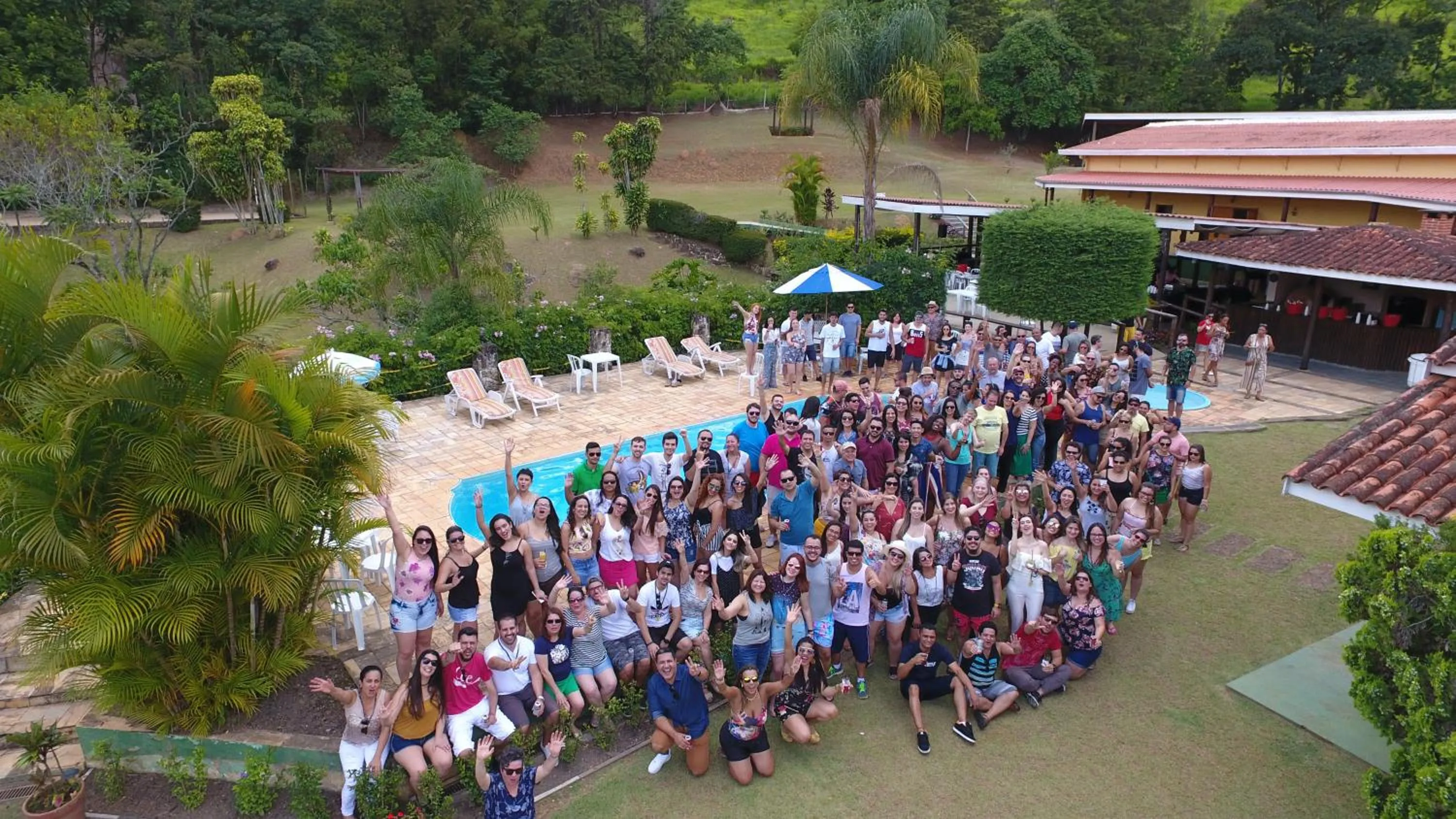 Bird's eye view in Pousada Realeza Atibaia