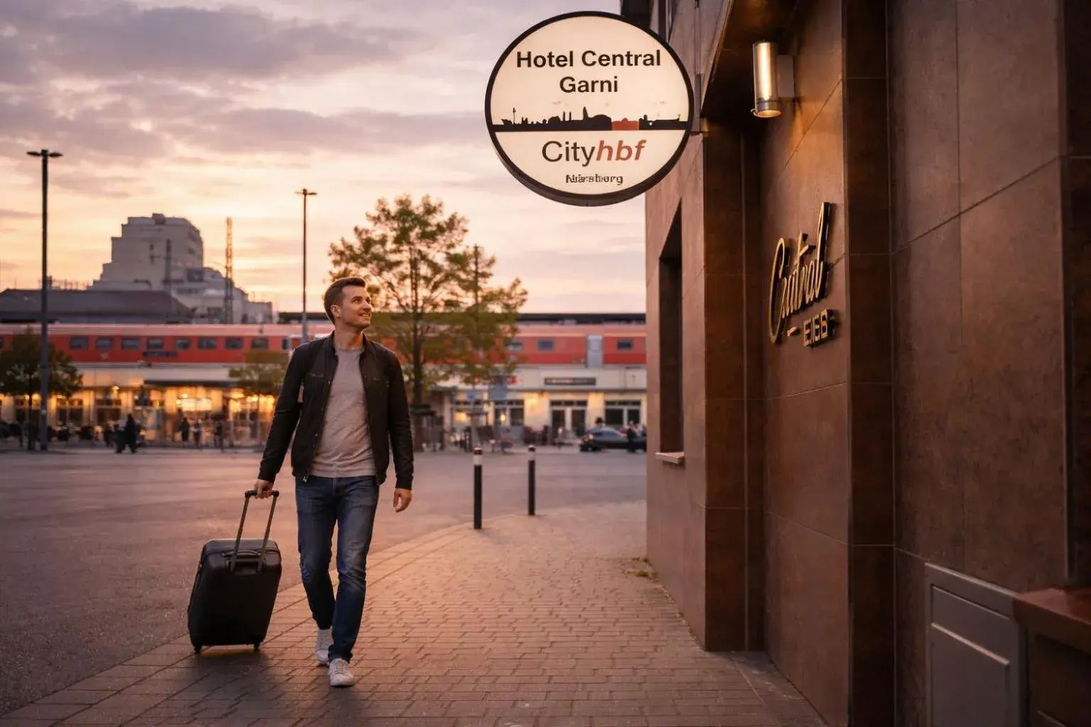 Property building in Hotel Central City Hbf Nürnberg Garni Property building in Hotel Central City Hbf Nürnberg Garni