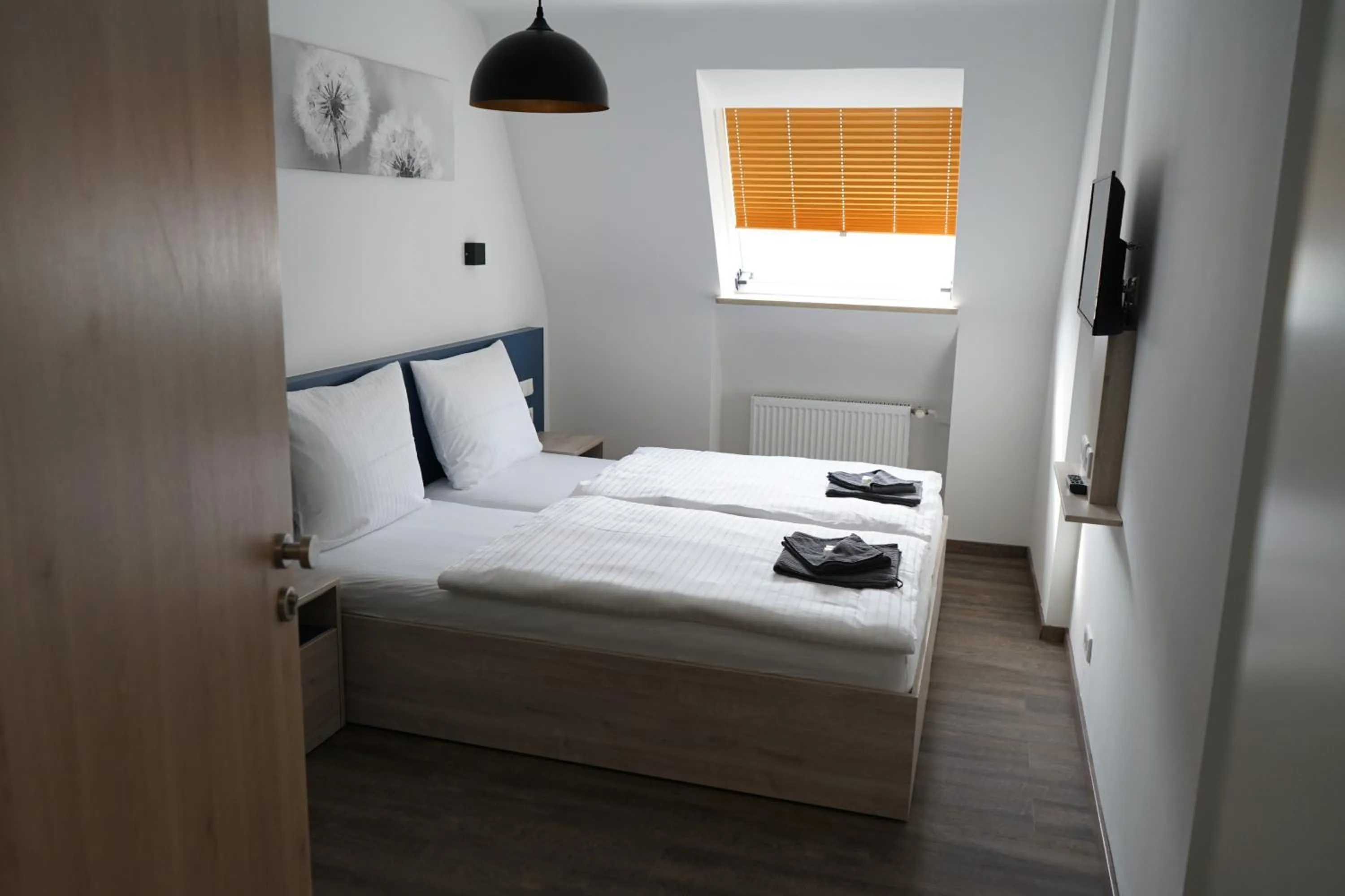 Bed in Hotel Central City Hbf Nürnberg Garni