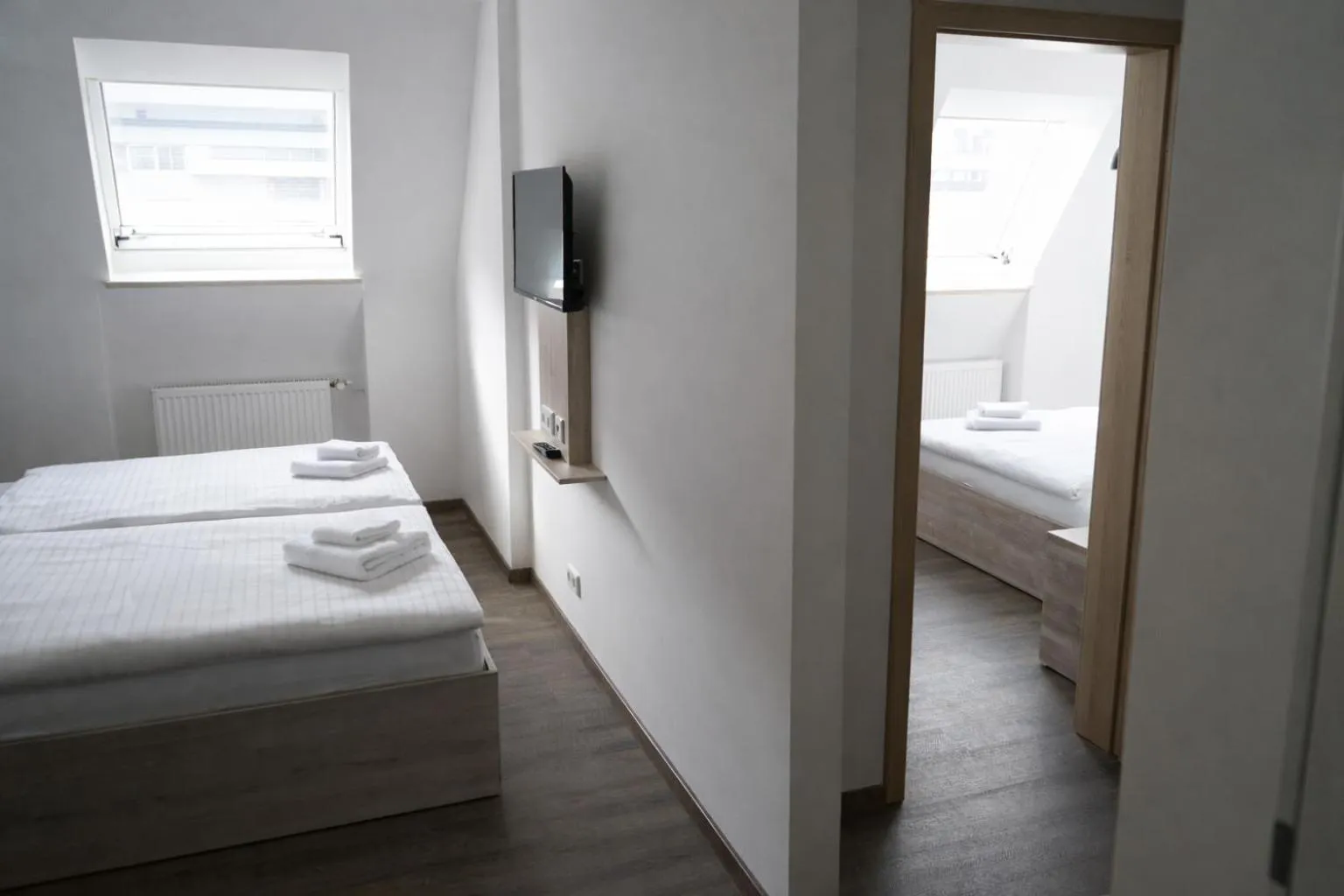 Bed in Hotel Central City Hbf Nürnberg Garni