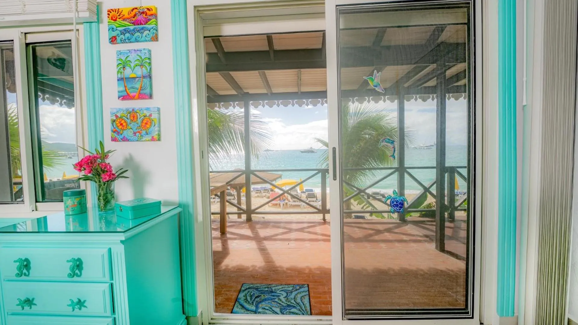 Patio in Mary's Boon Beach Resort & Spa